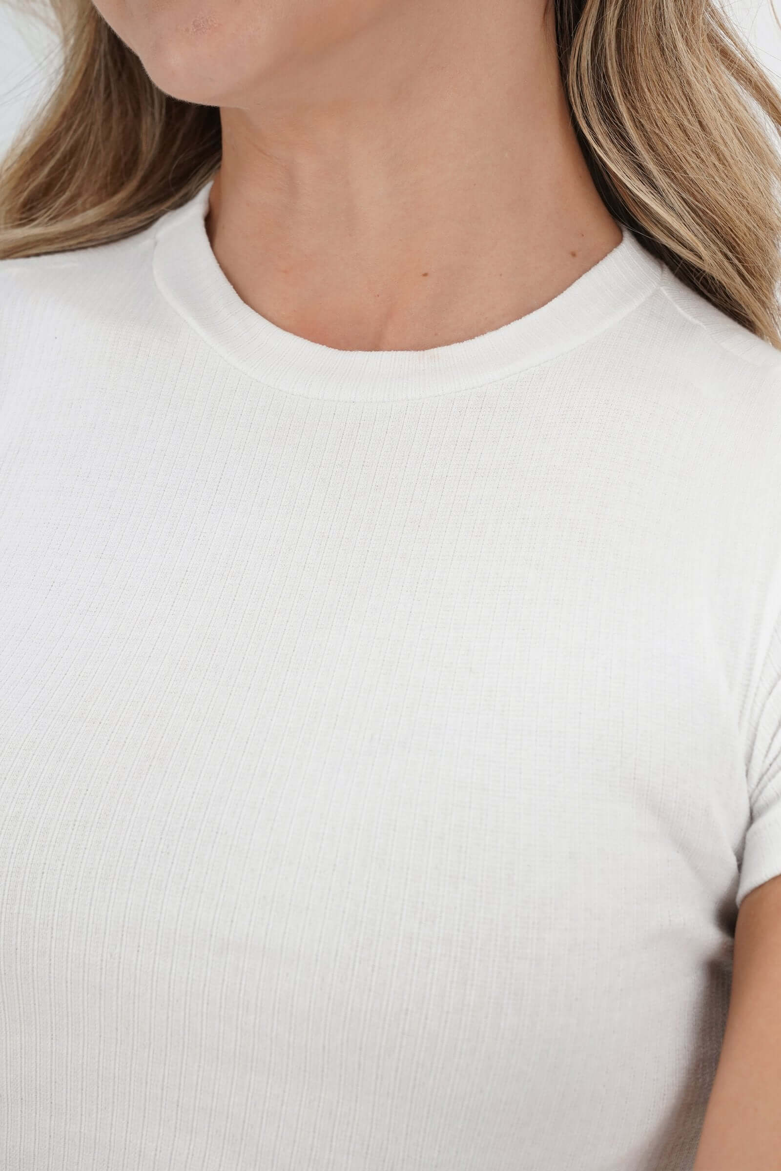 Blusa de dama de moda cuello redondo - Image 3