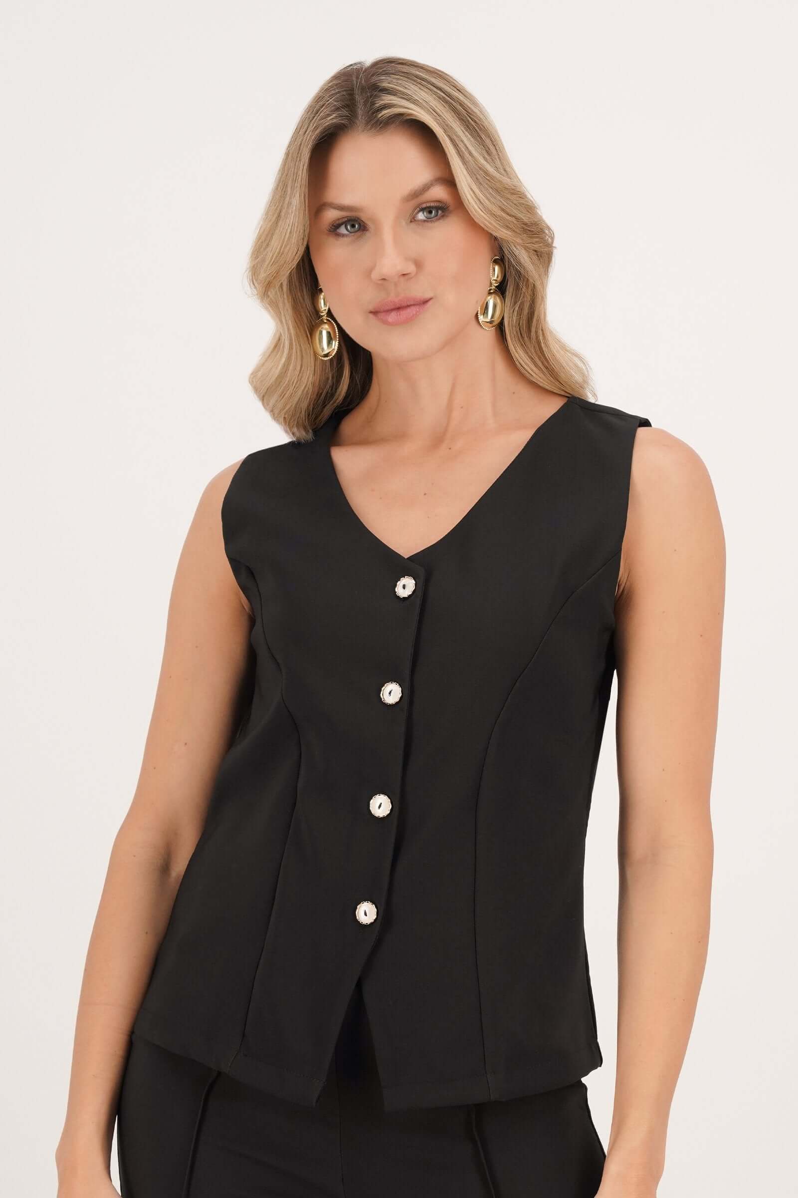 Blusa de dama elegante semi ajustada - Image 7