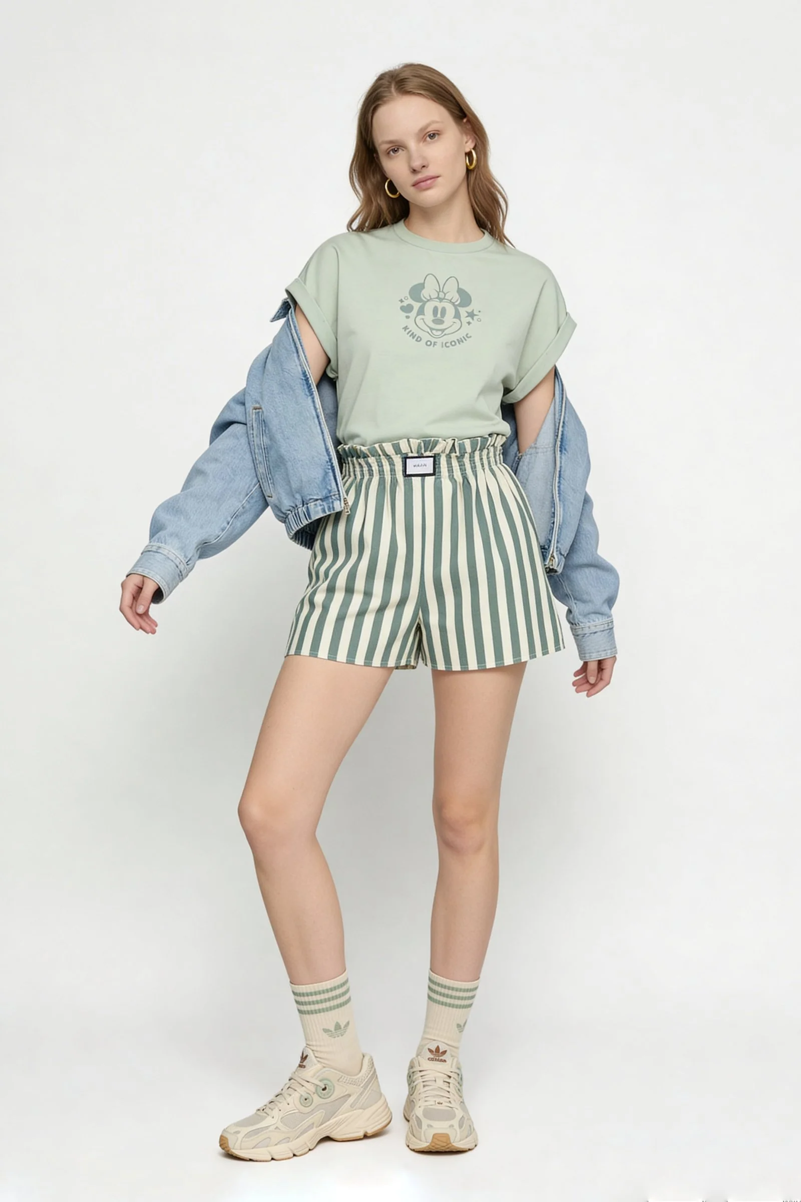 Blusa de dama minnie manga corta