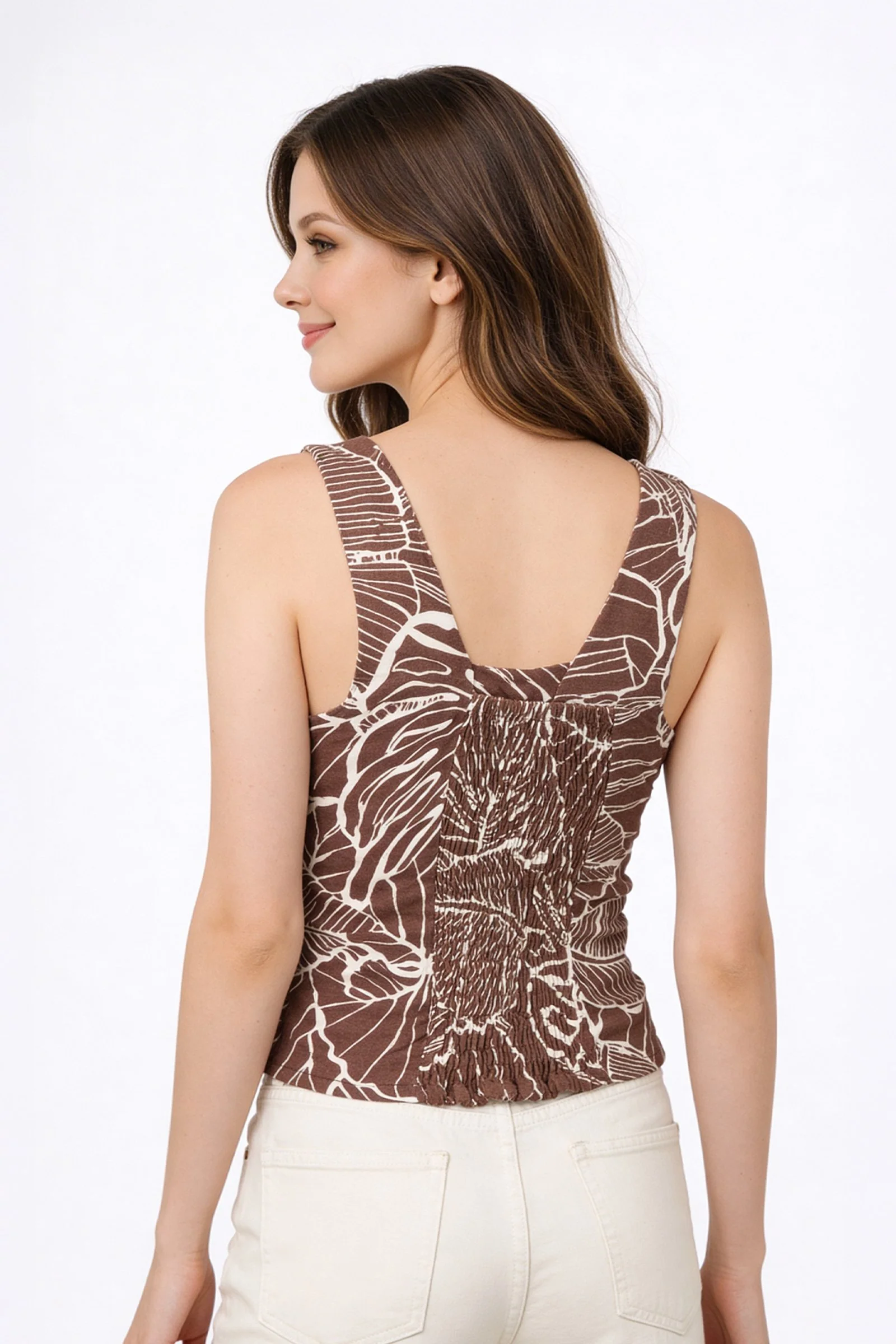 Blusa de dama moda manga sisa - Image 3