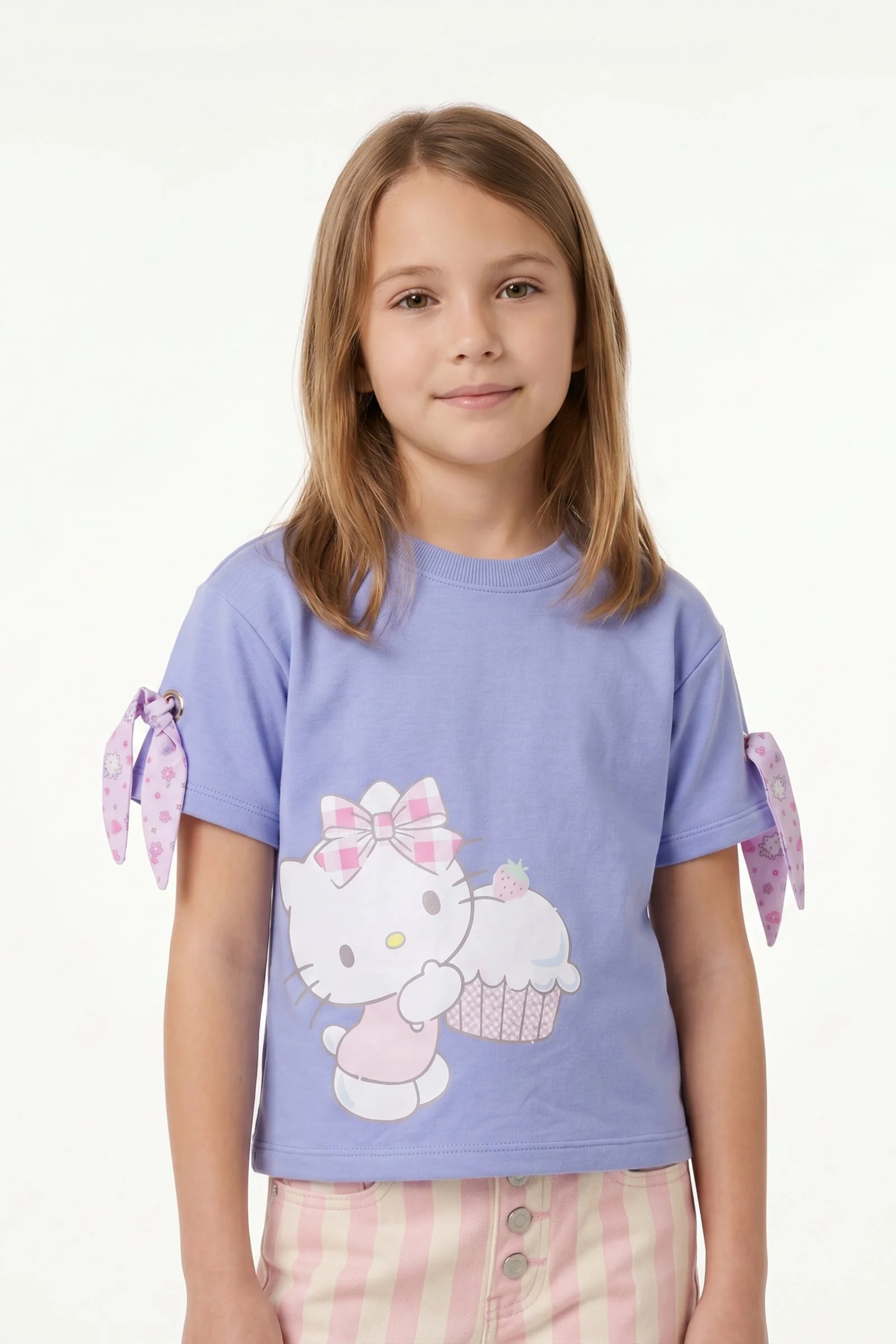 Blusa de niña hello kitty cuello redondo - Image 7