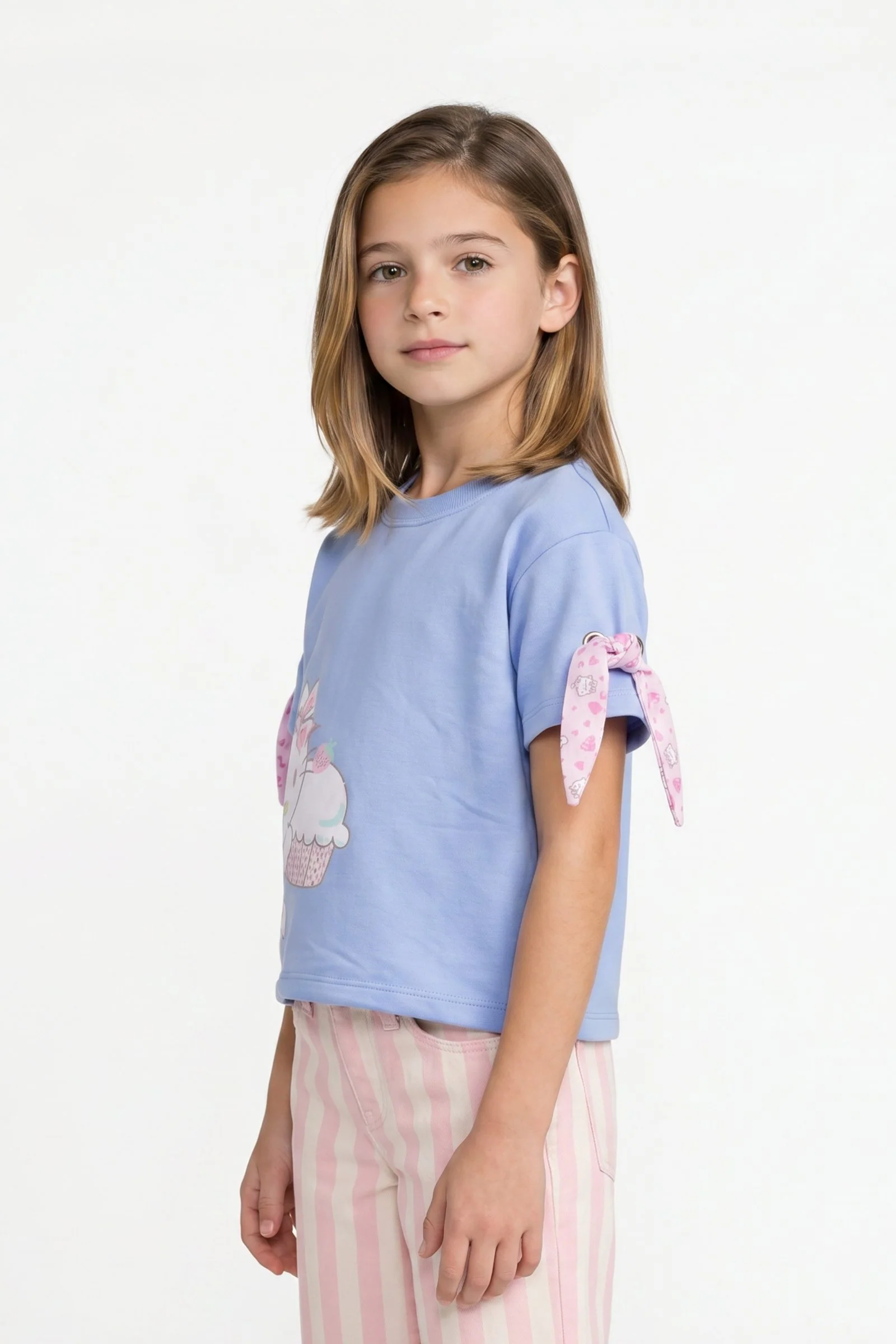 Blusa de niña hello kitty cuello redondo - Image 8