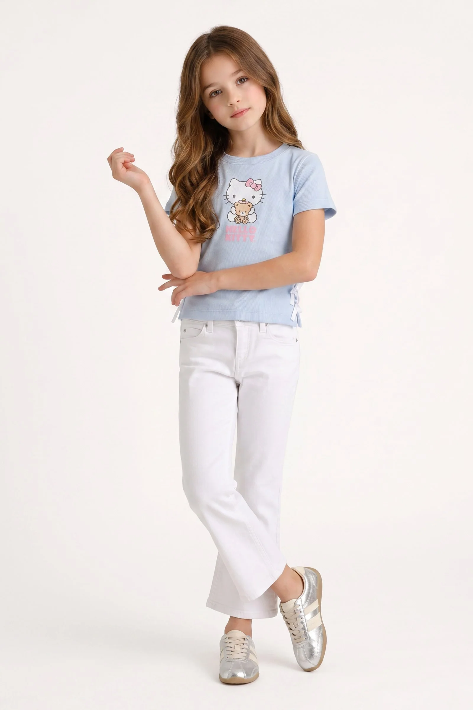 Blusa de niña hello kitty manga corta - Image 2