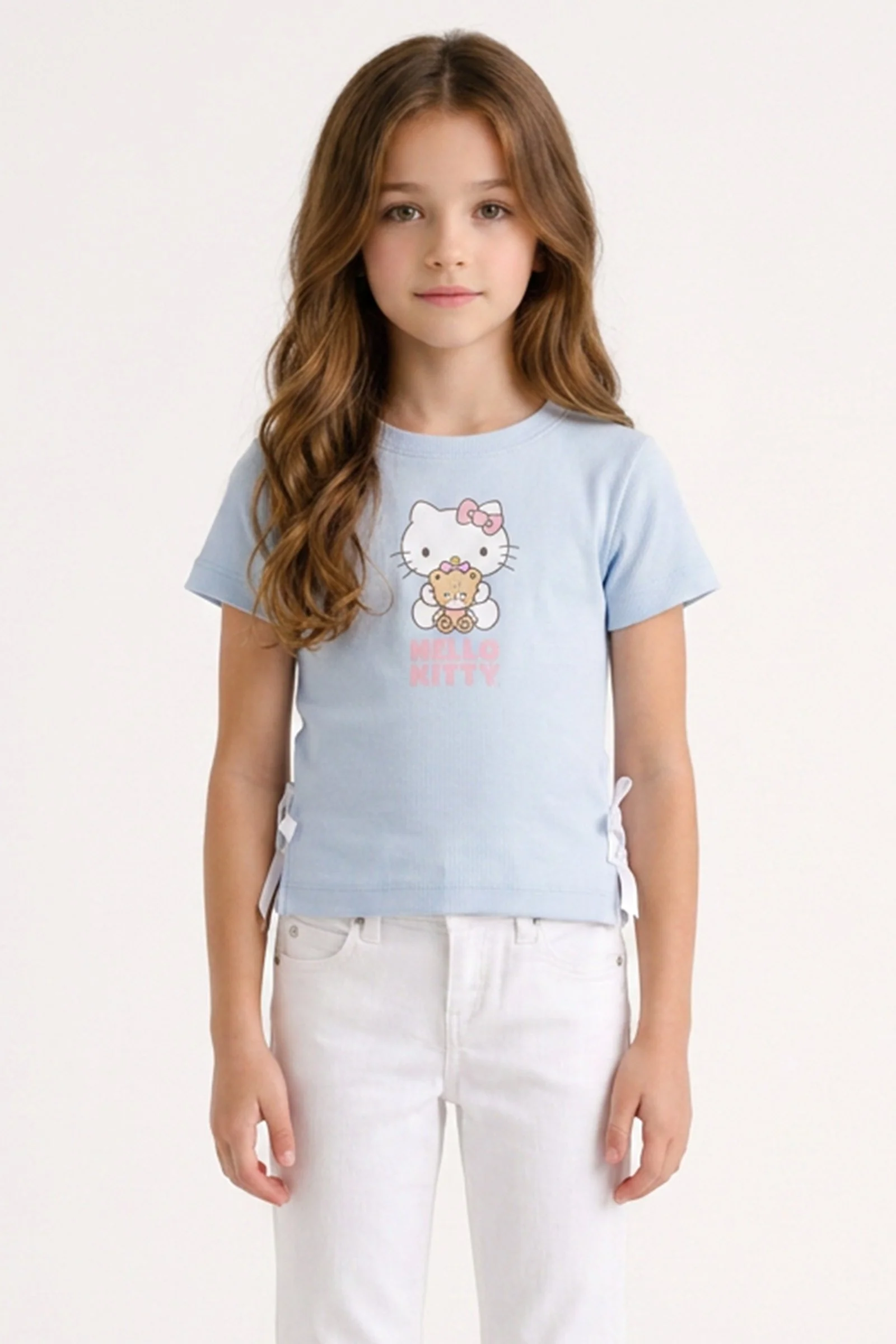 Blusa de niña hello kitty manga corta - Image 3