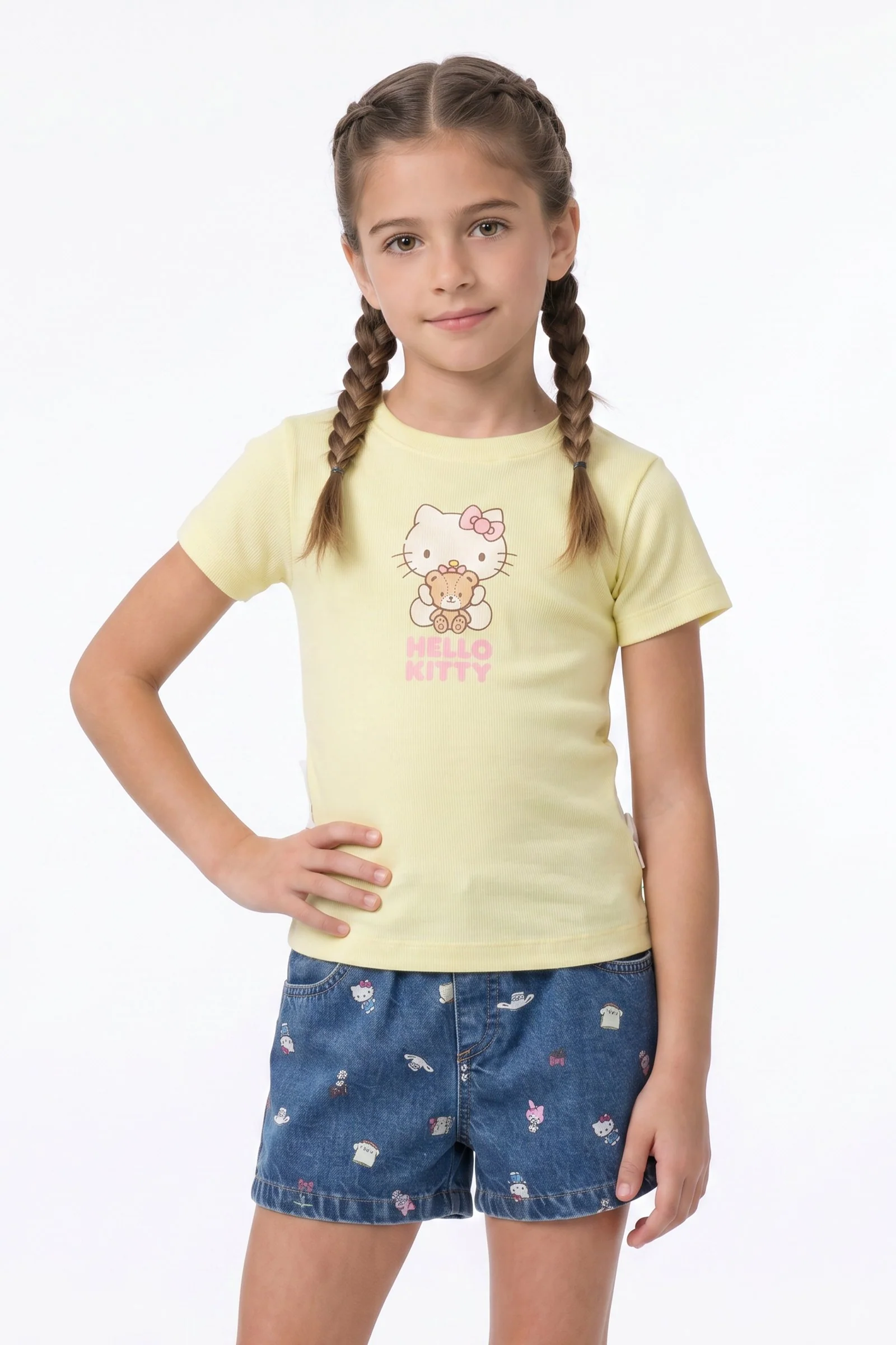 Blusa de niña hello kitty manga corta - Image 7