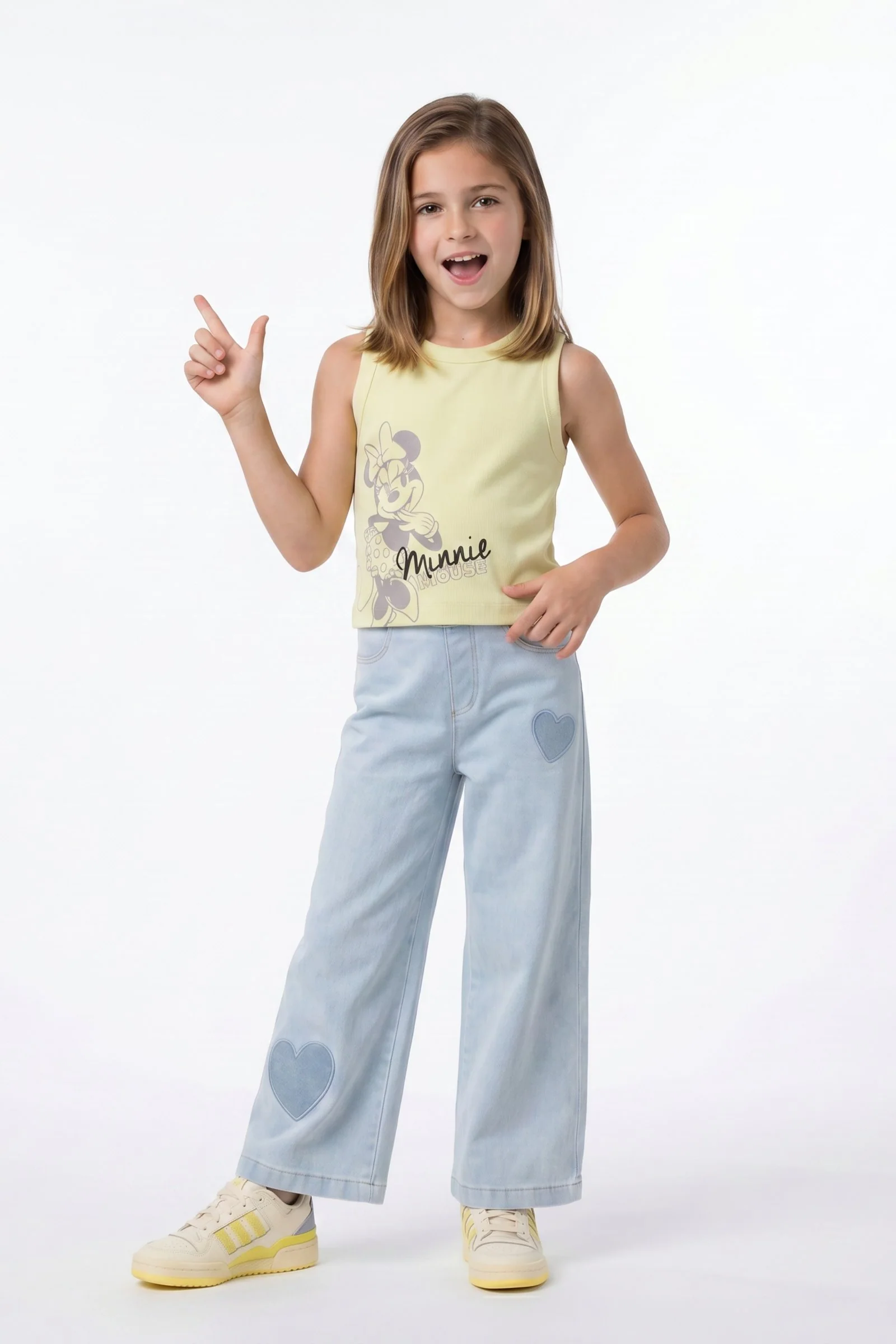 Blusa de niña minnie manga sisa