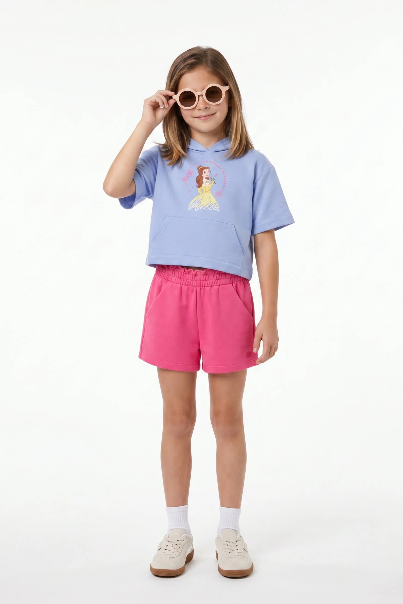 Blusa de niña princesas manga corta