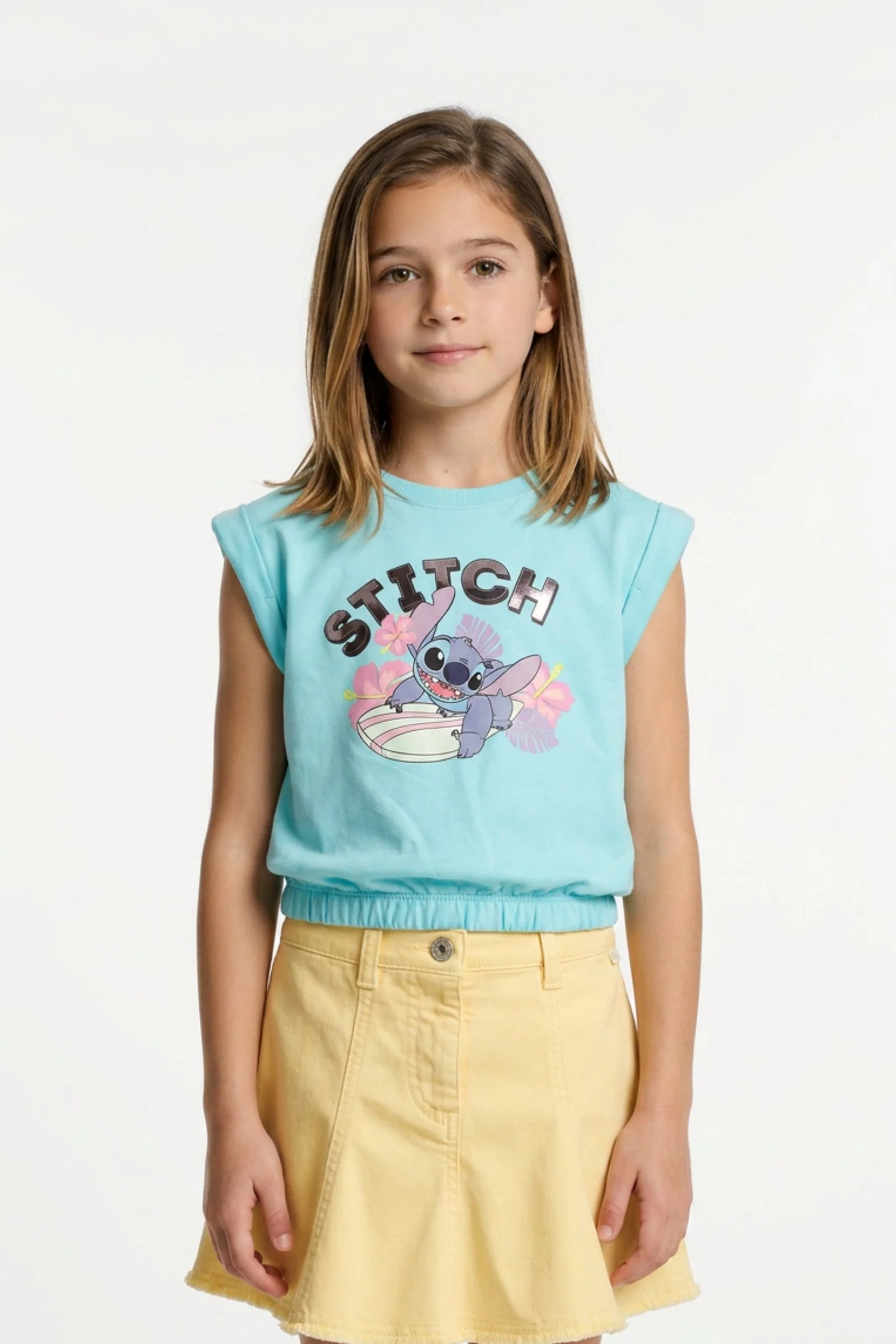 Blusa de niña stitch cuello redondo - Image 3