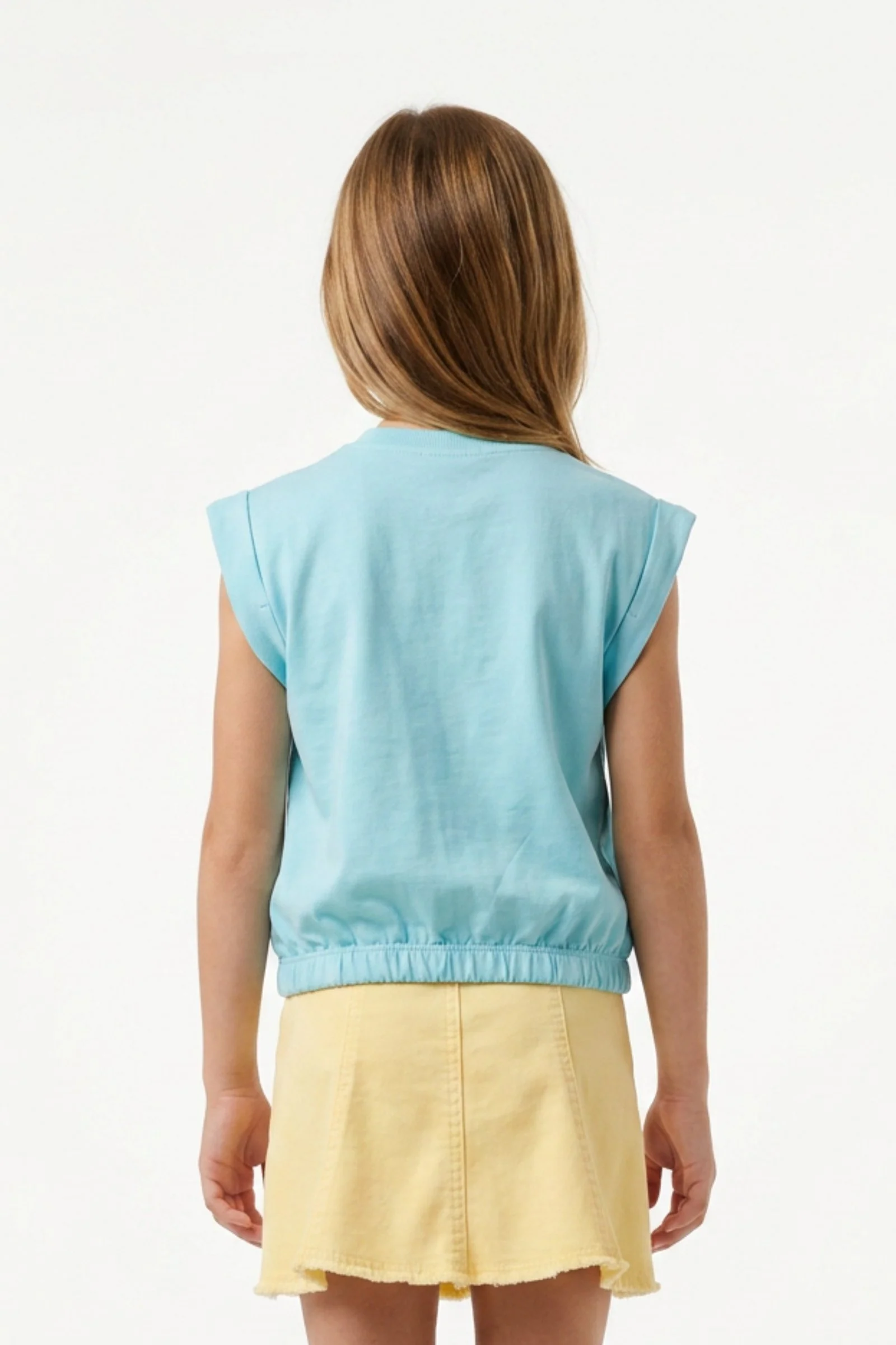 Blusa de niña stitch cuello redondo - Image 5