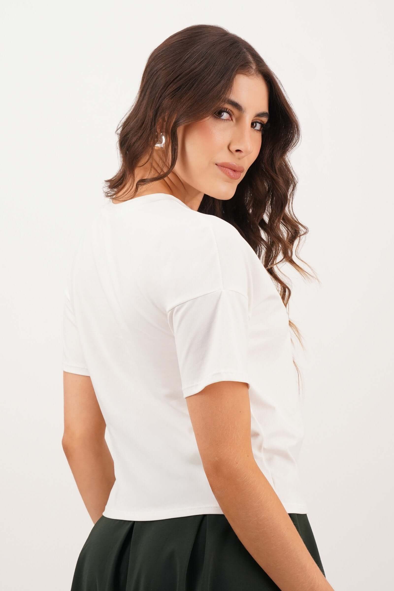 Camiseta de dama juvenil silueta semi ajustada - Image 4