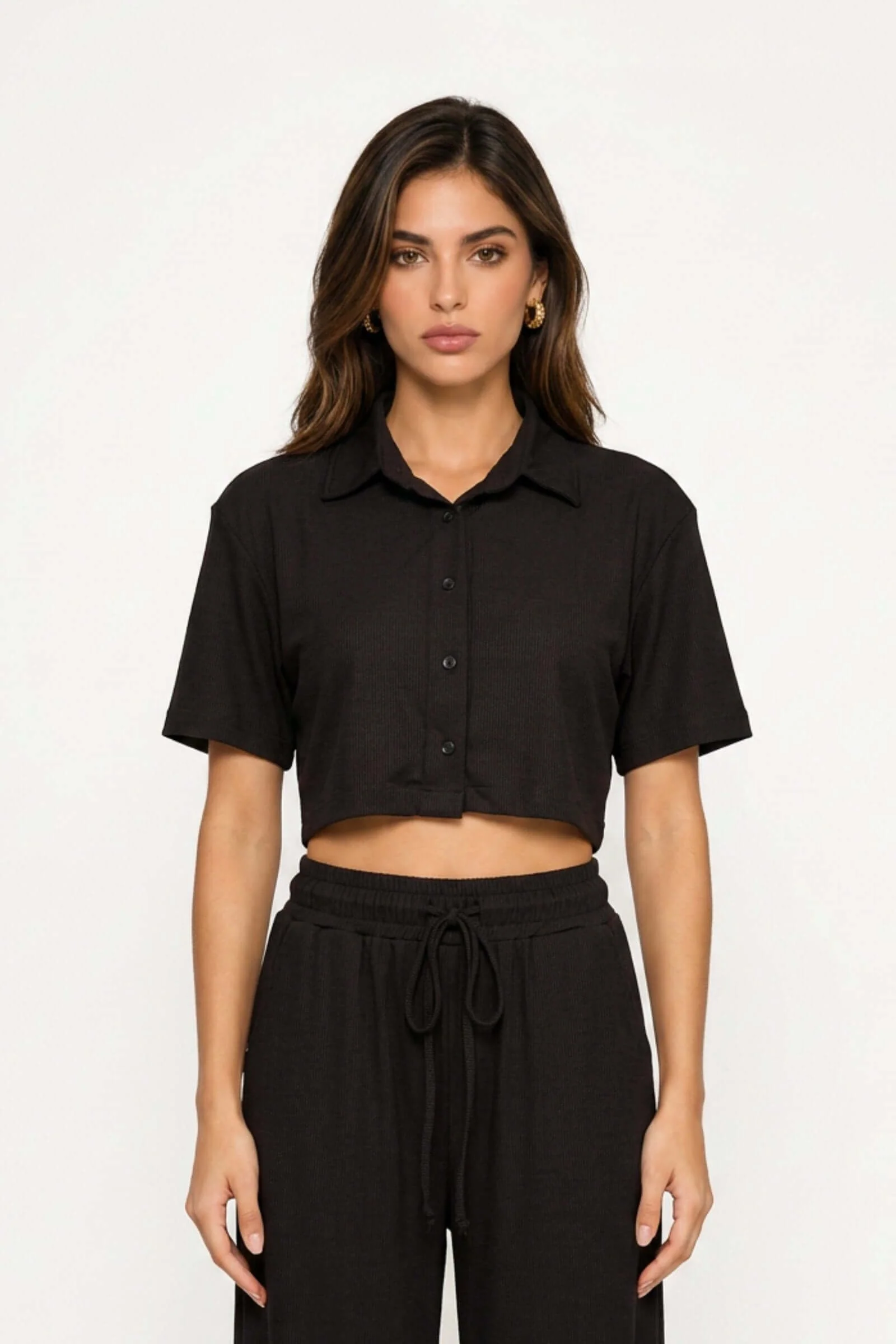 Camisa de dama clásica corta - Image 2