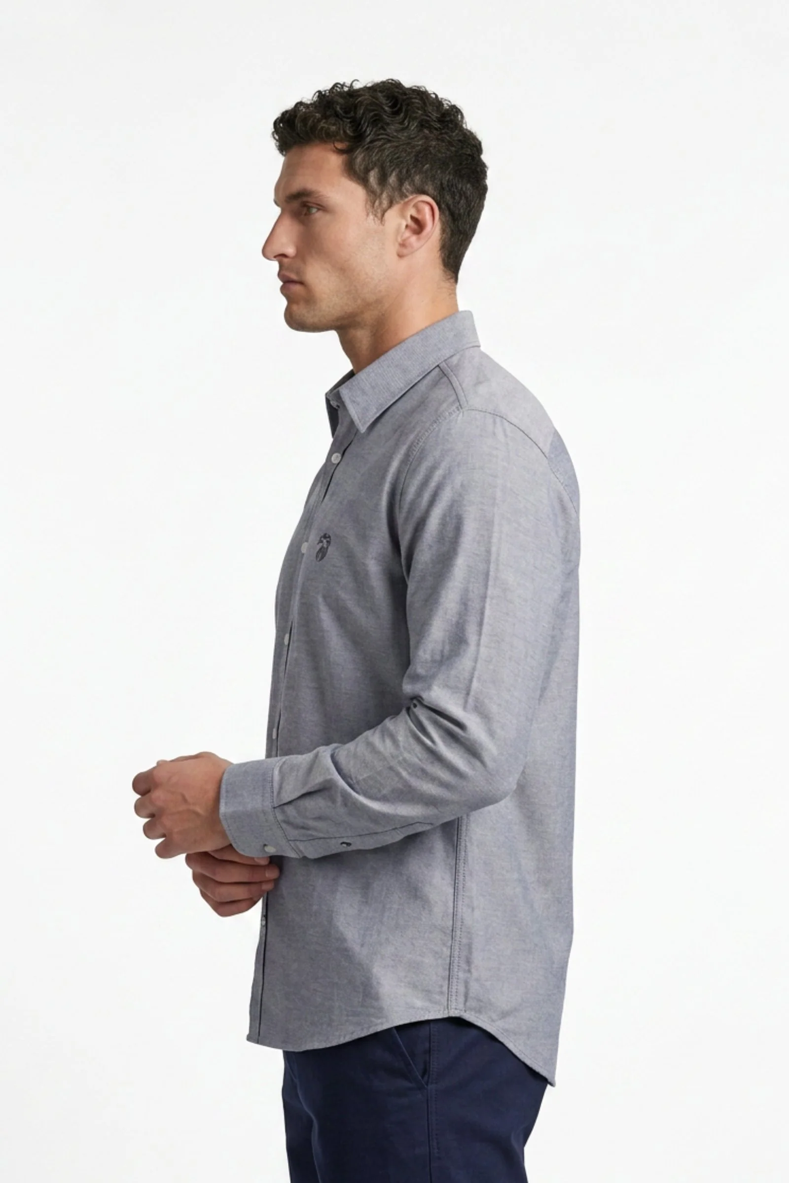 Camisa de hombre clásica manga larga - Image 3
