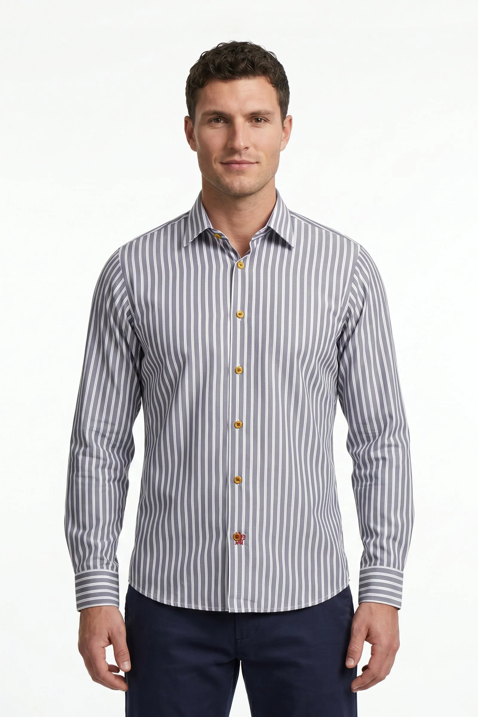 Camisa de hombre clásica manga larga - Image 2