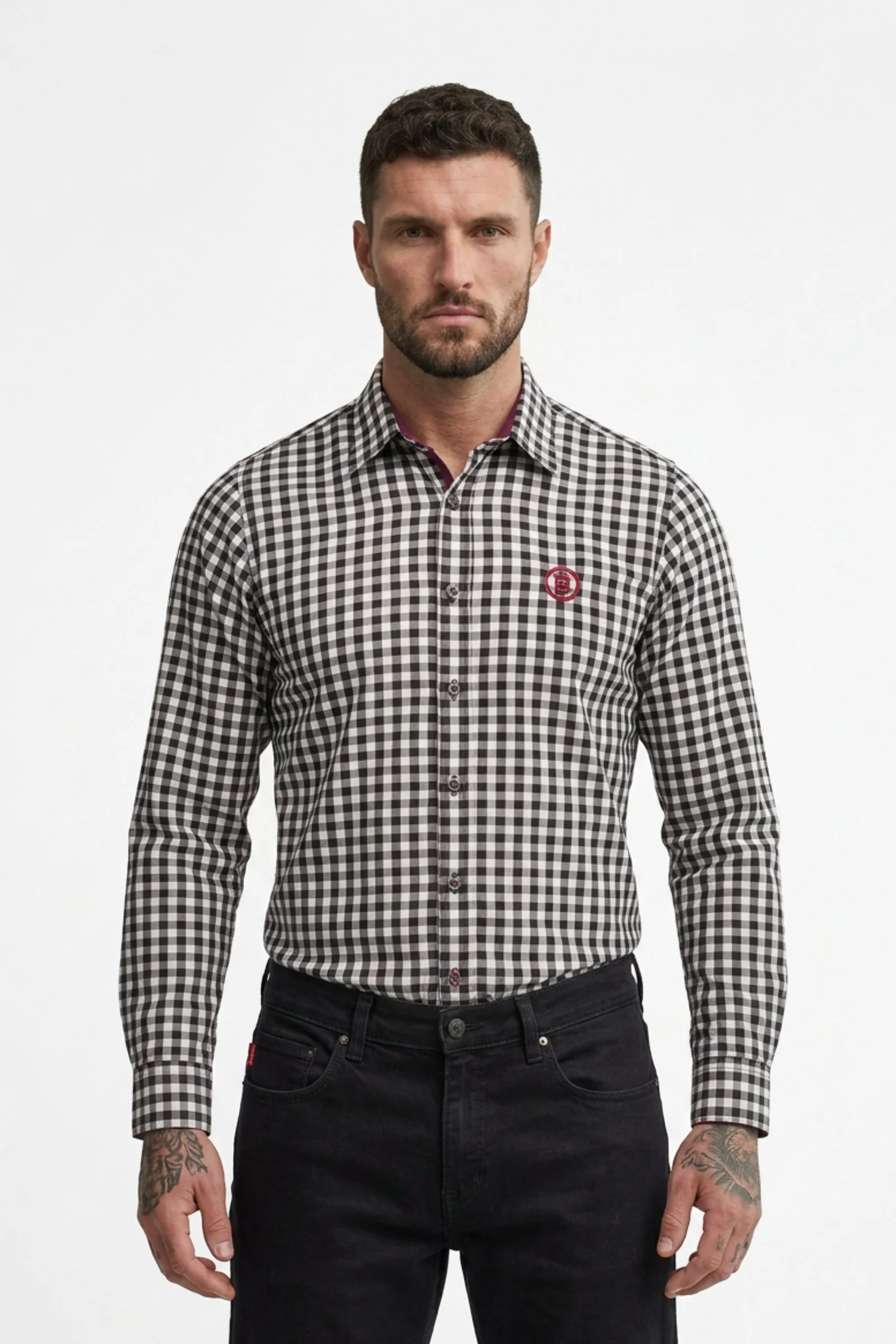 Camisa de hombre elegante manga larga - Image 2