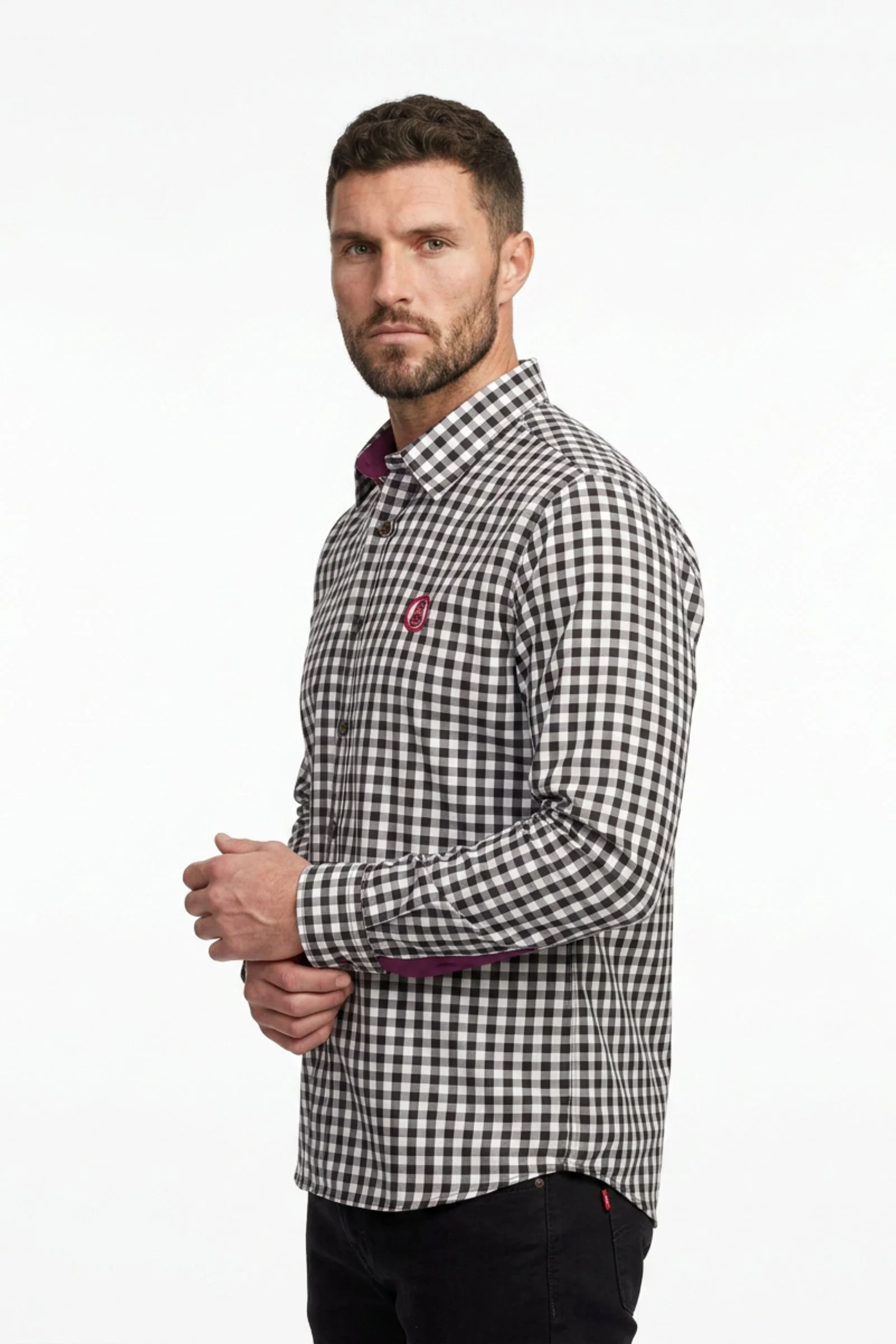 Camisa de hombre elegante manga larga - Image 3
