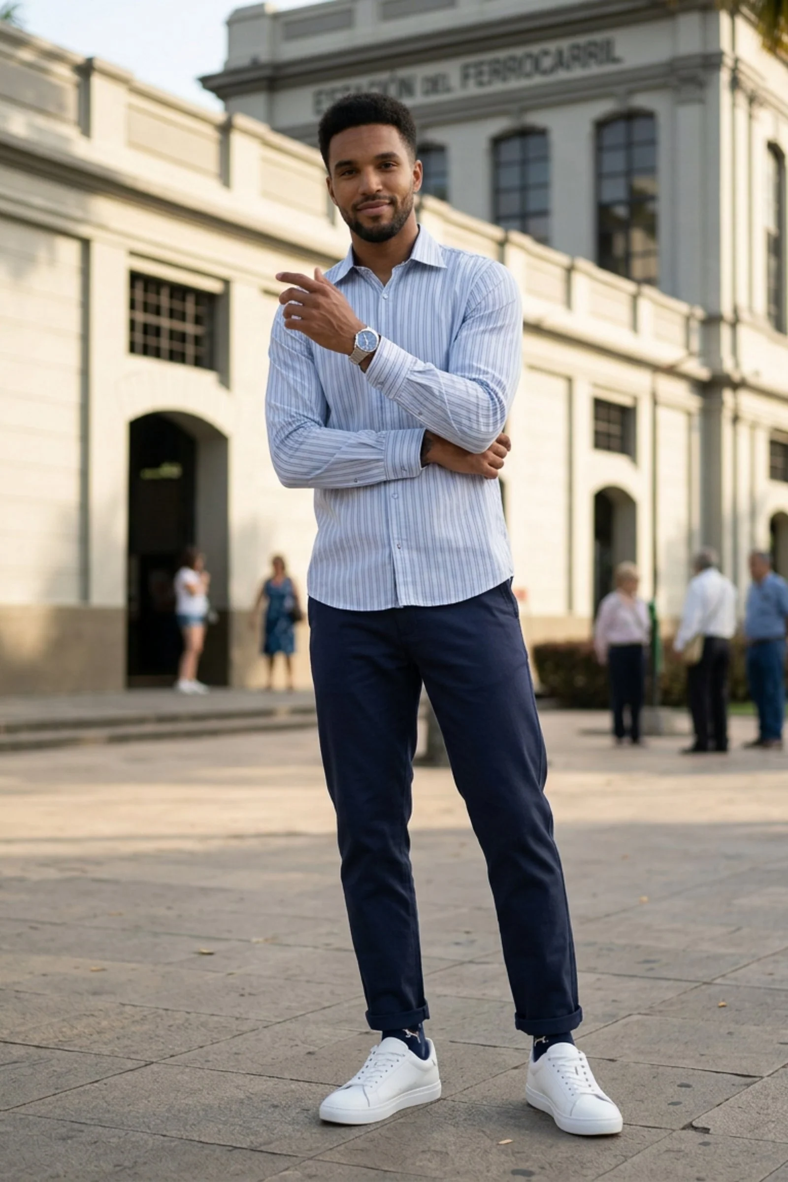 Camisa de hombre elegante manga larga - Image 6