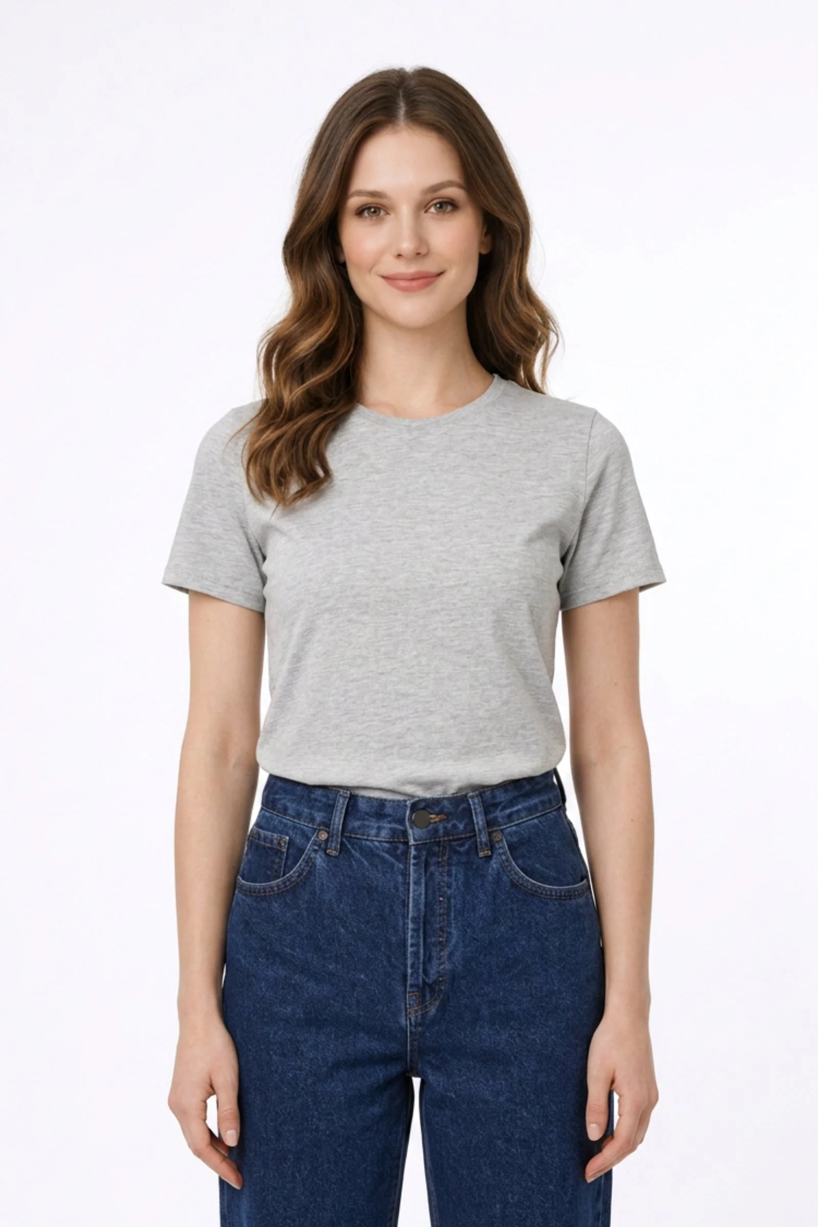 Camiseta de dama basico ajustada - Image 26