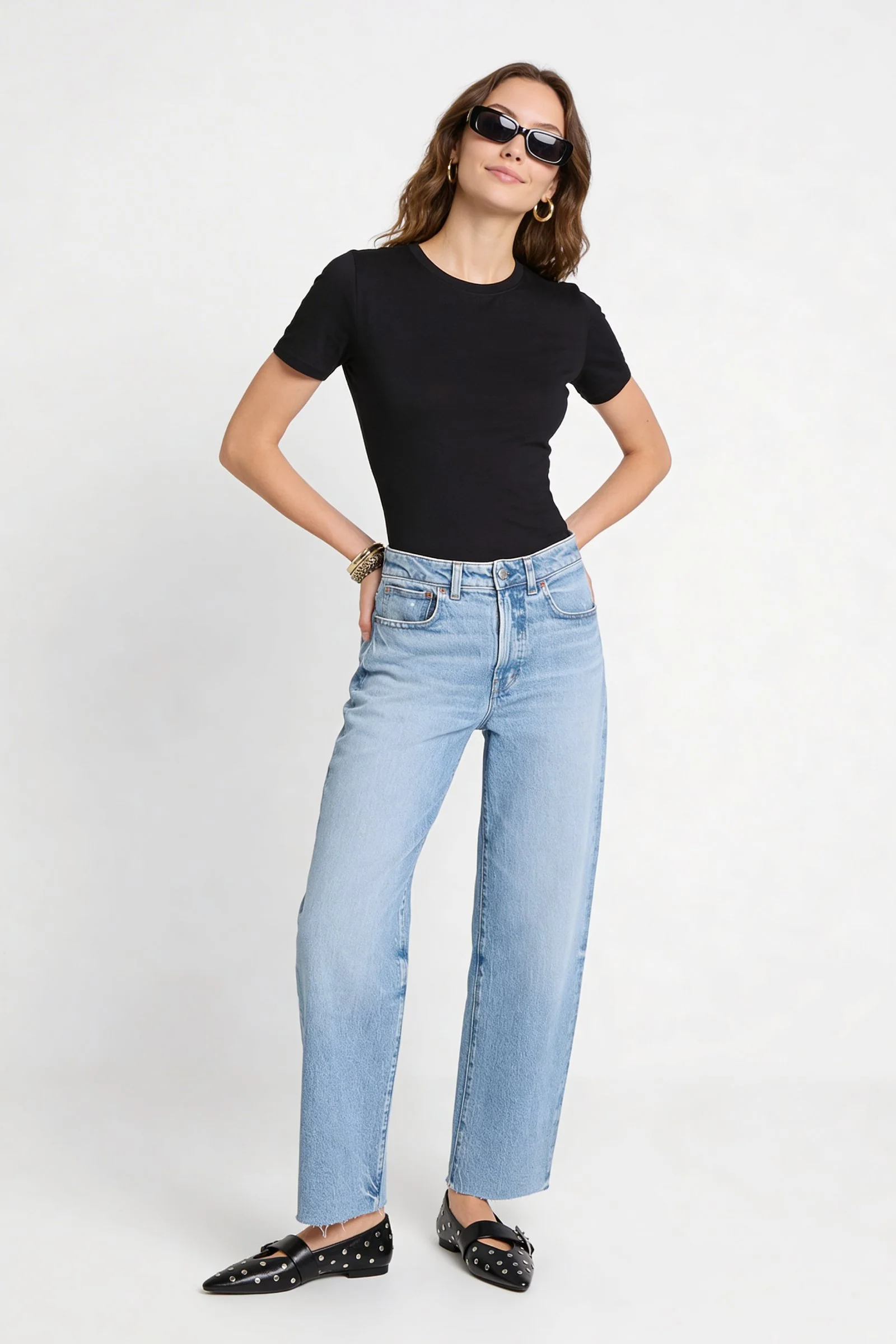 Camiseta de dama basico ajustada - Image 7