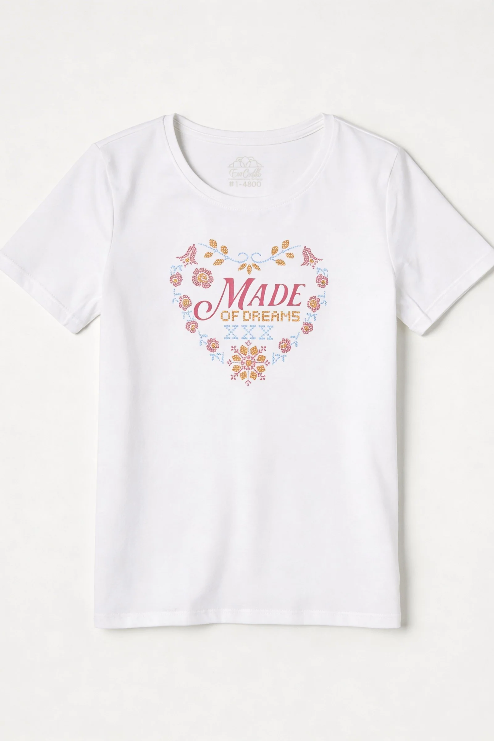 Camiseta de dama casual cuello redondo - Image 4