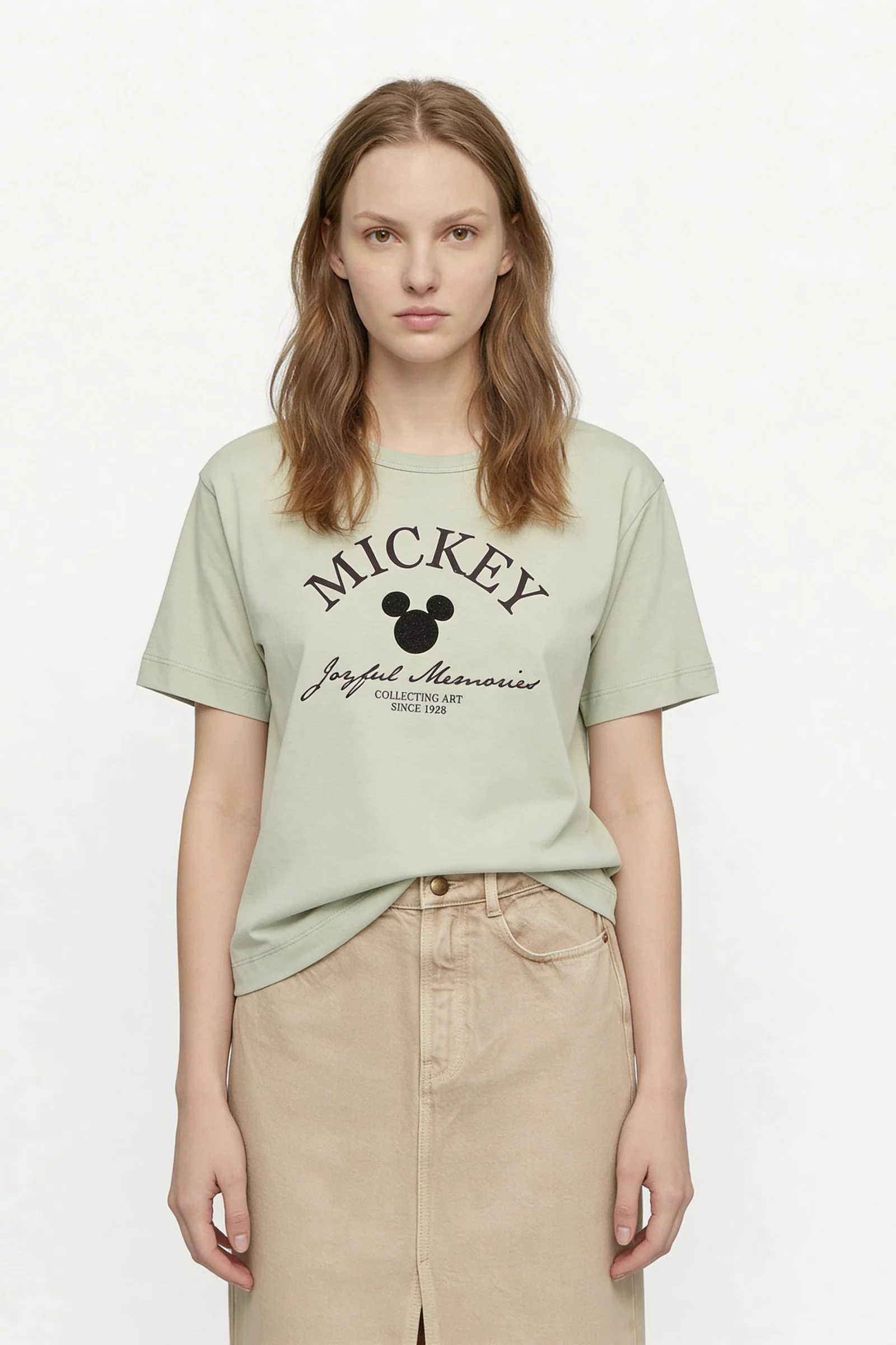 Camiseta de dama mickey cuello redondo - Image 7