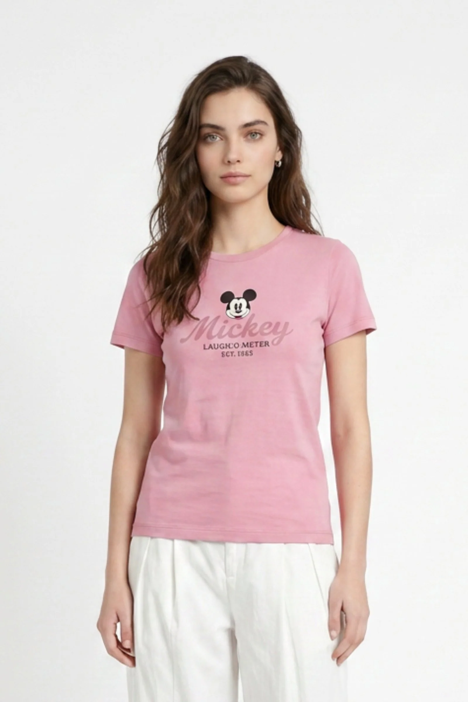 Camiseta de dama mickey manga corta - Image 3
