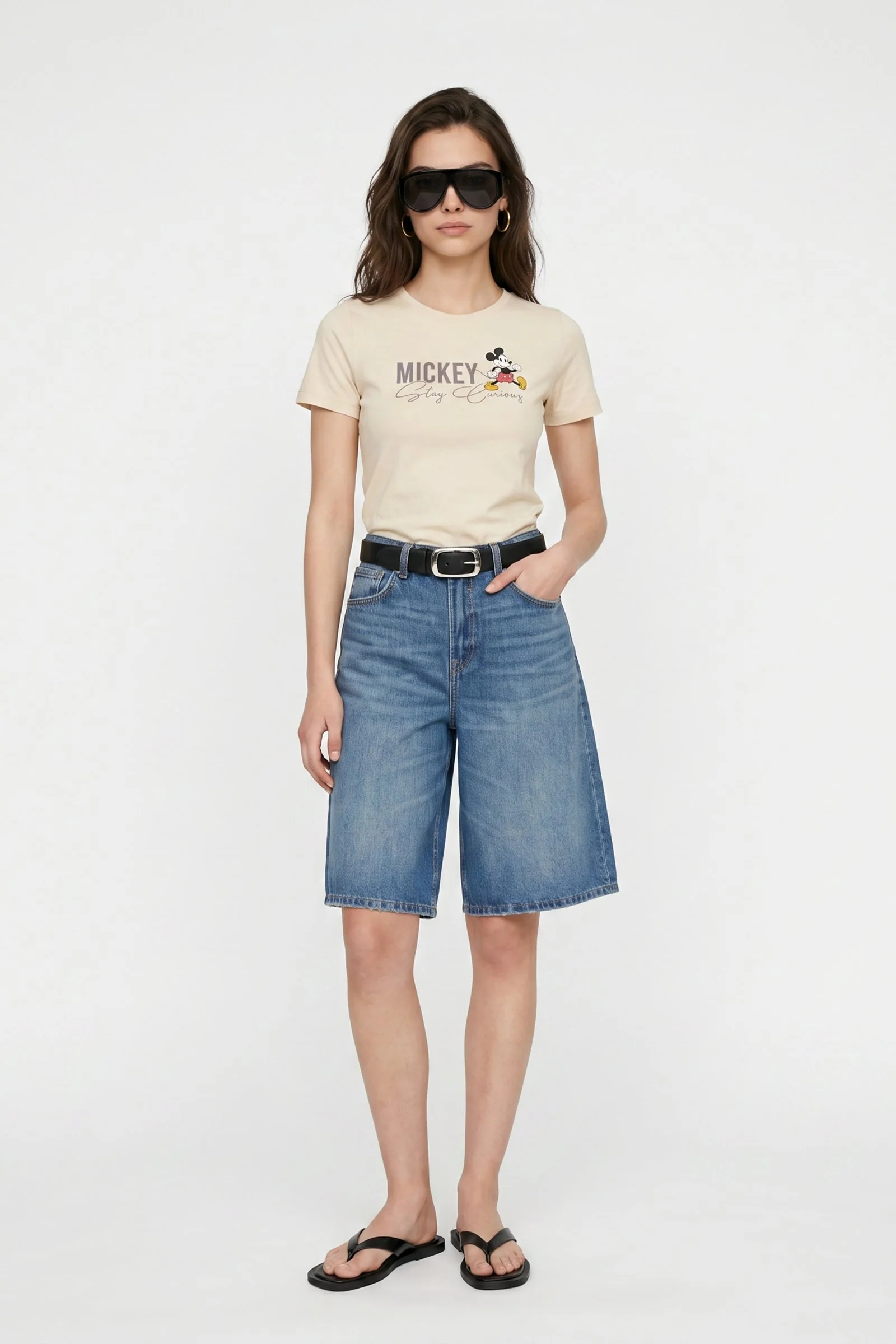 Camiseta de dama mickey manga corta - Image 6