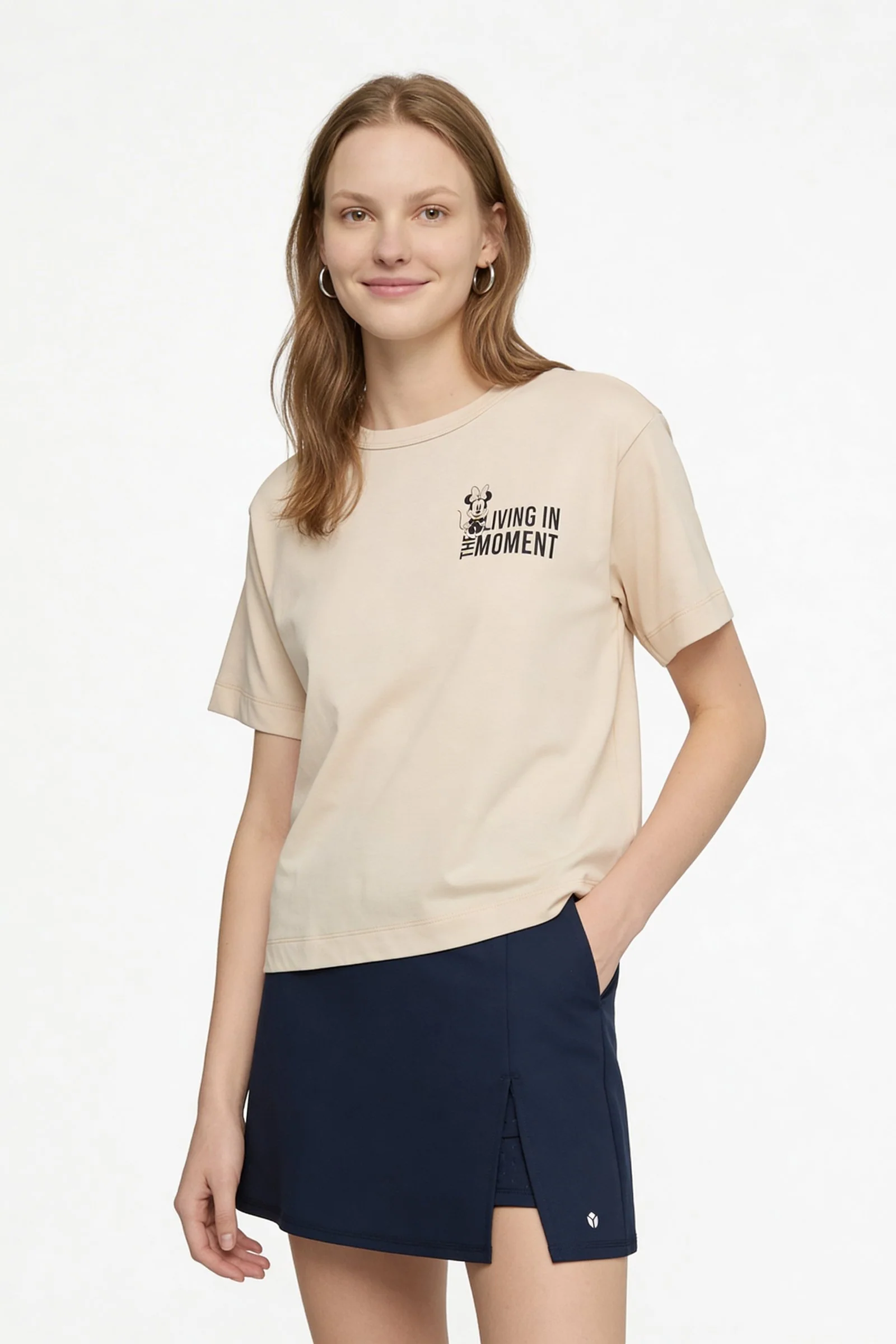Camiseta de dama minnie cuello redondo - Image 3