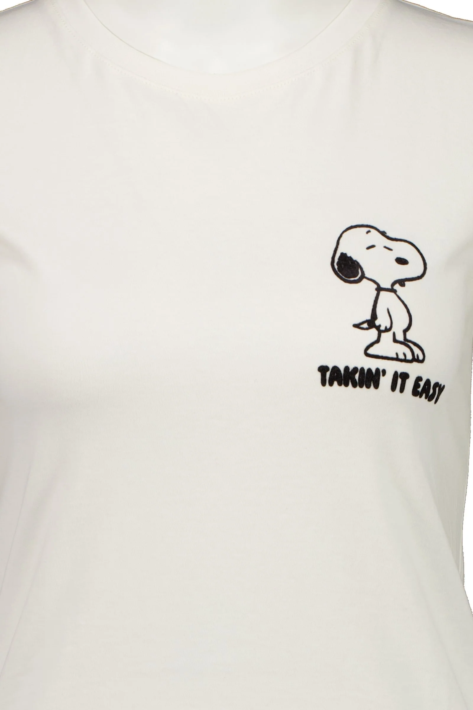 Camiseta de dama de snoopy cuello redondo - Image 4