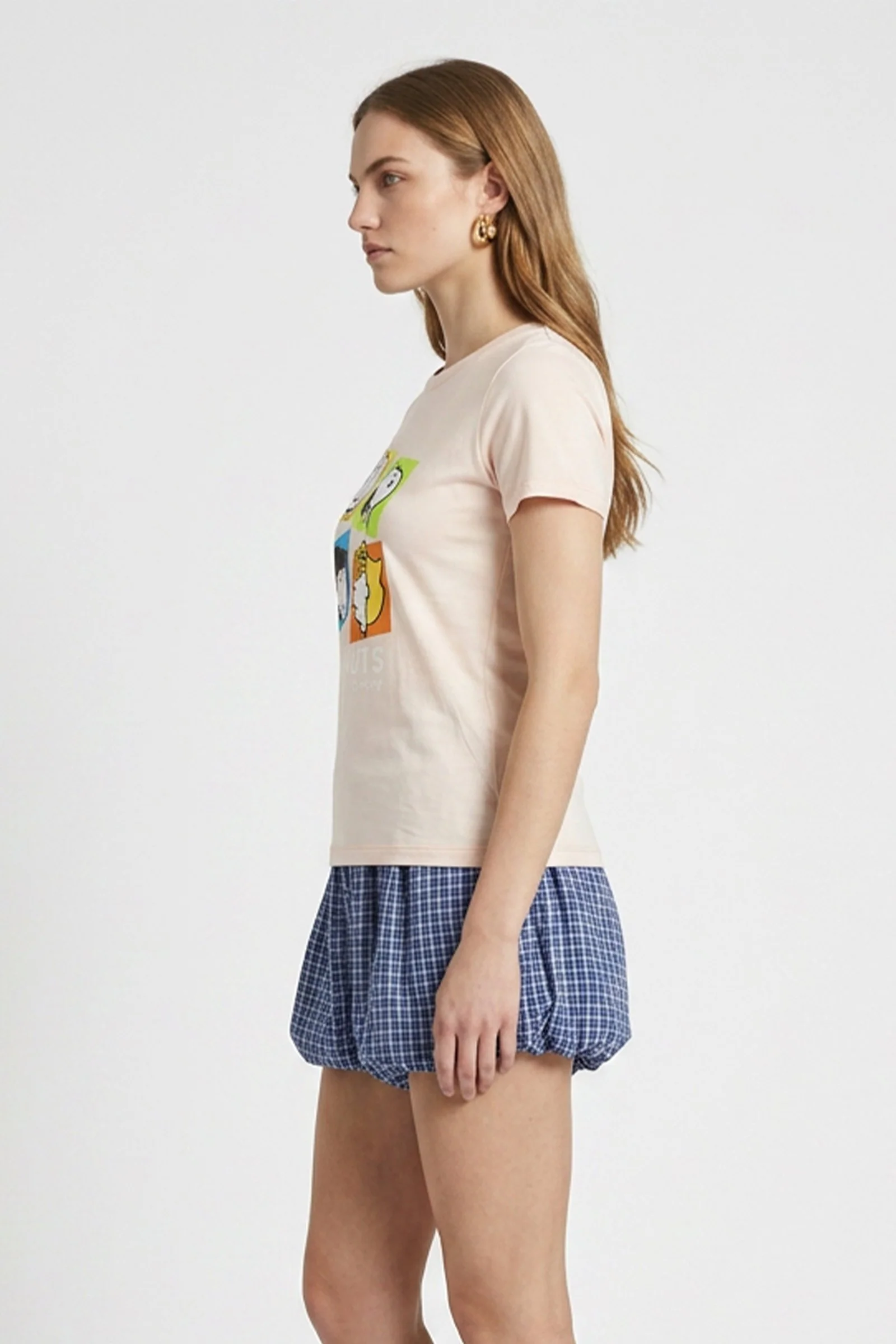 Camiseta de dama snoopy manga corta - Image 3