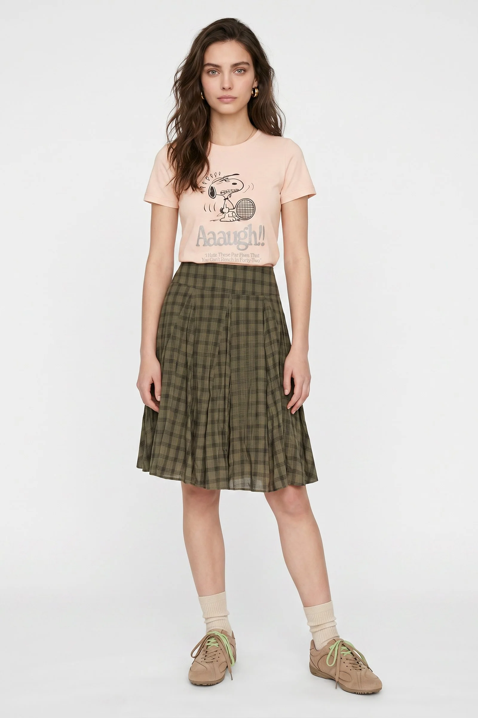 Camiseta de dama snoopy manga corta