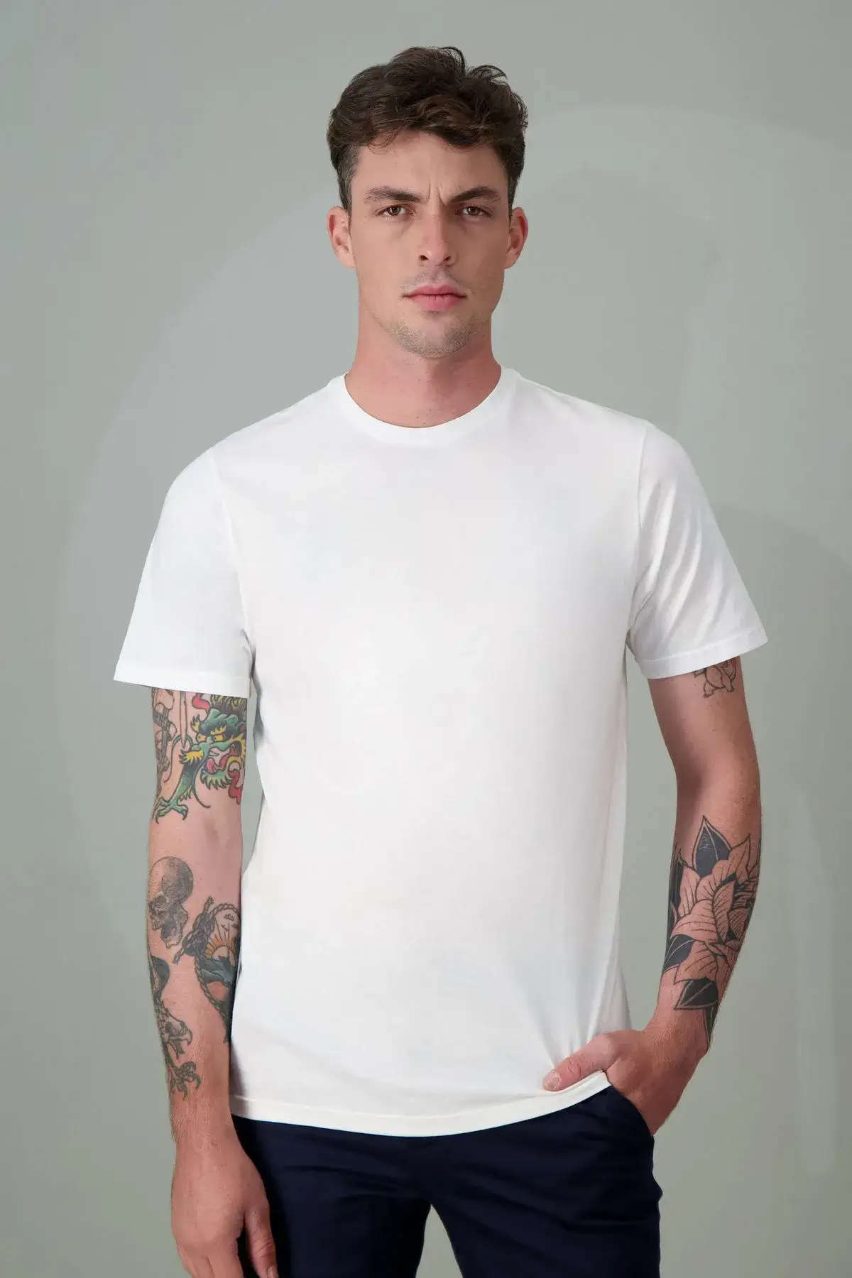 Camiseta de hombre basico amplia - Image 26