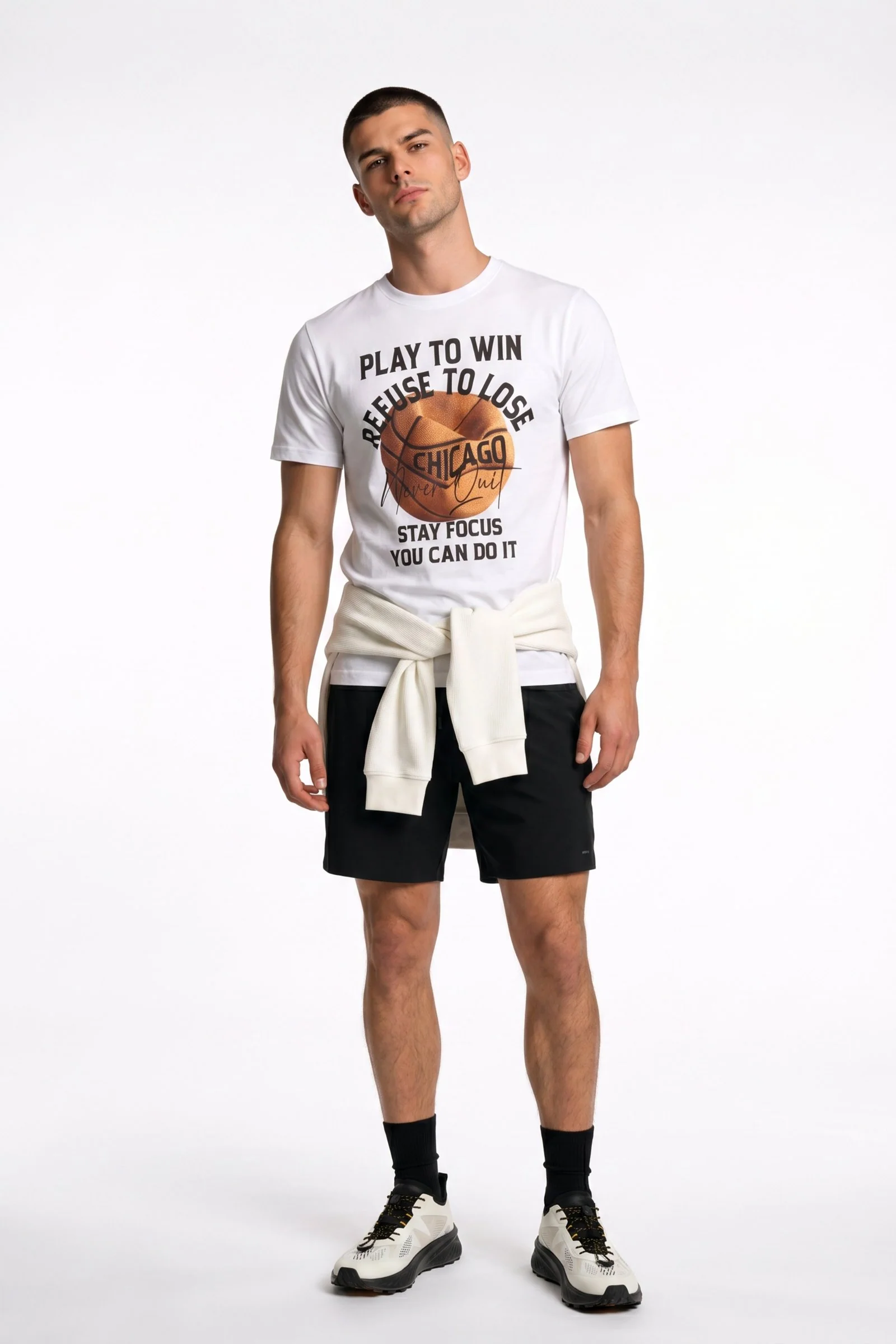 Camiseta de hombre estampada