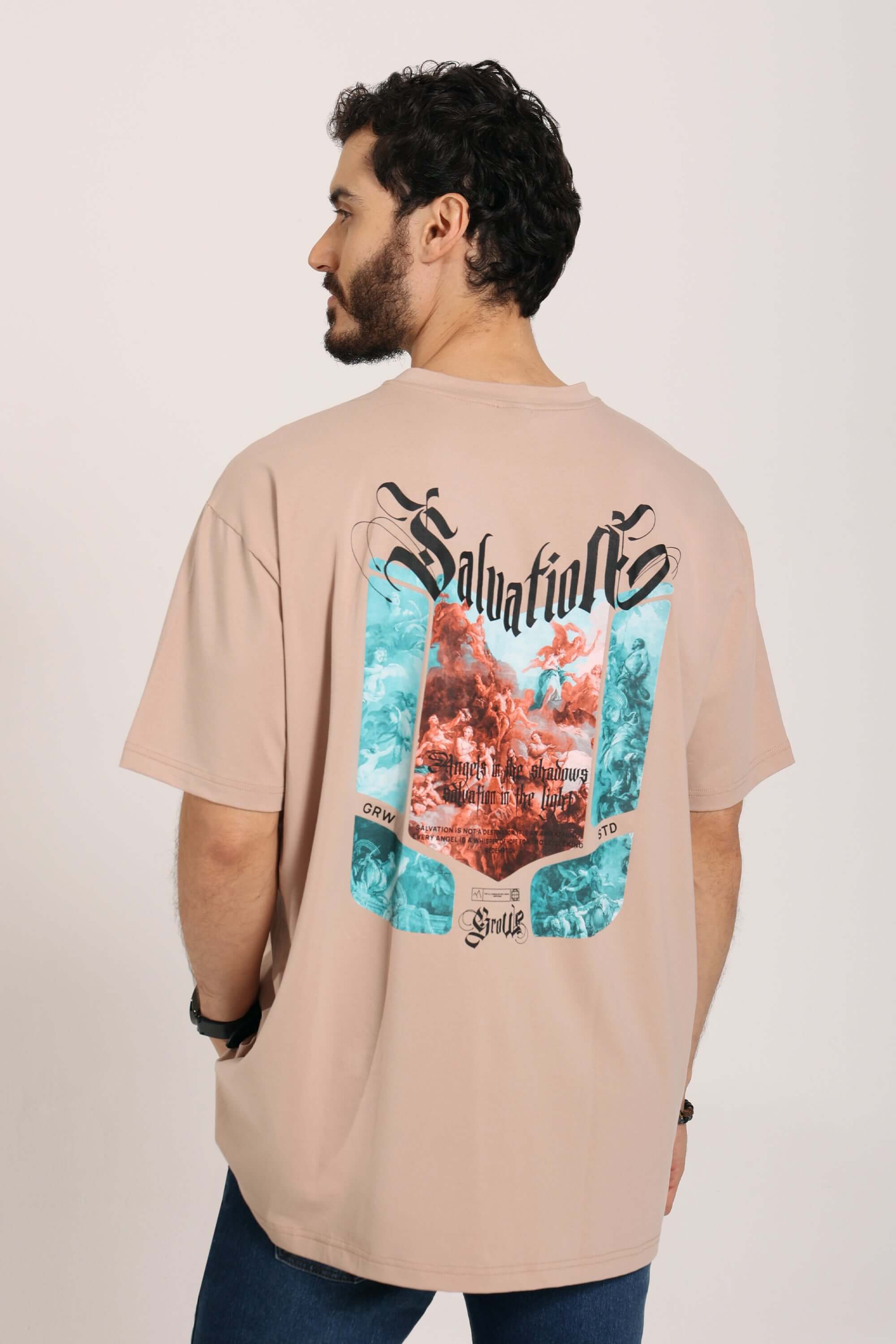 Camiseta de hombre estampada silueta oversize - Image 4