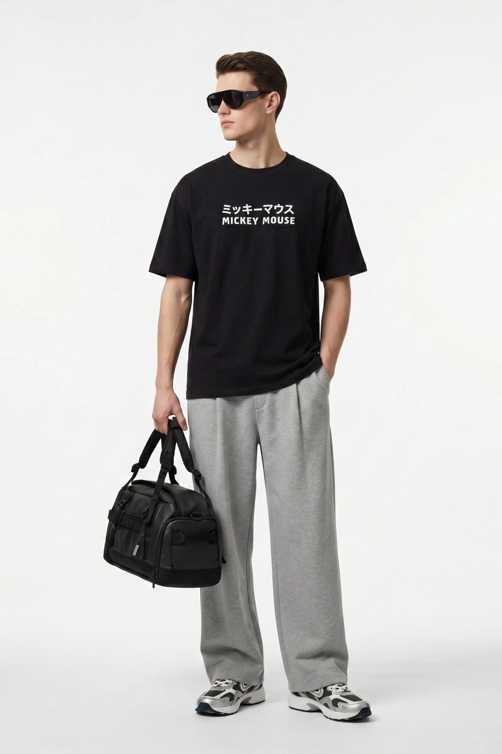 Camiseta de hombre mickey manga corta