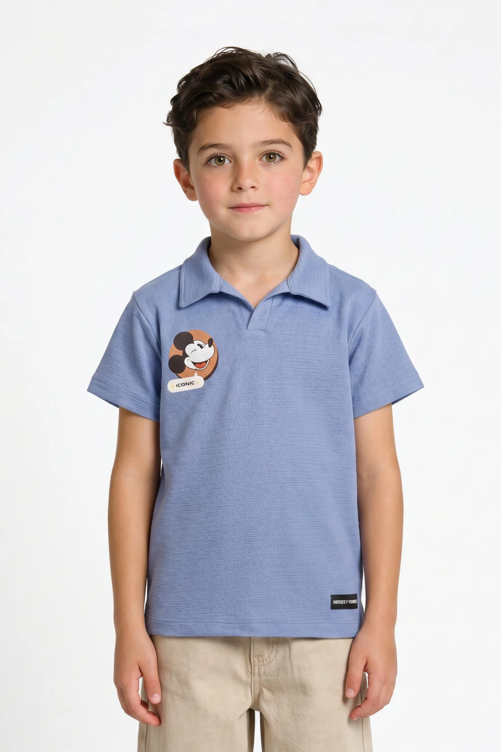 Camiseta de niño mickey cuello camisero - Image 3