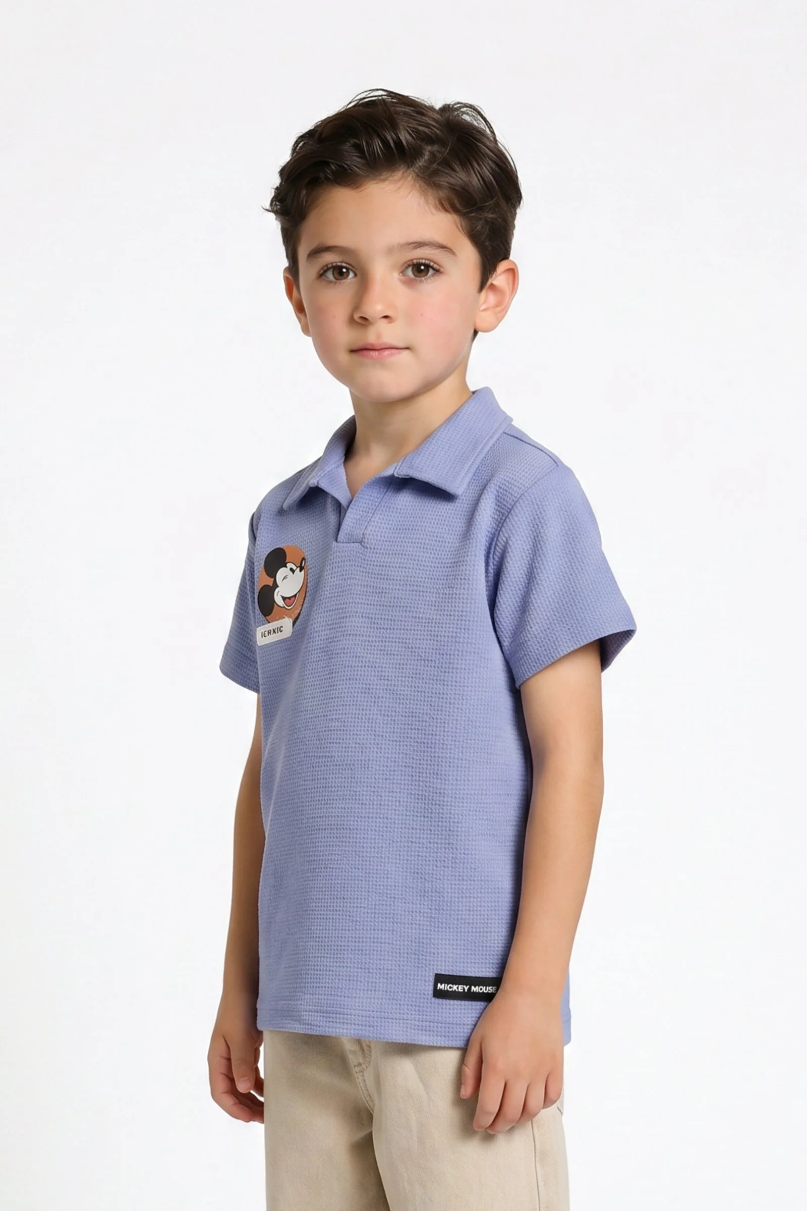 Camiseta de niño mickey cuello camisero - Image 4