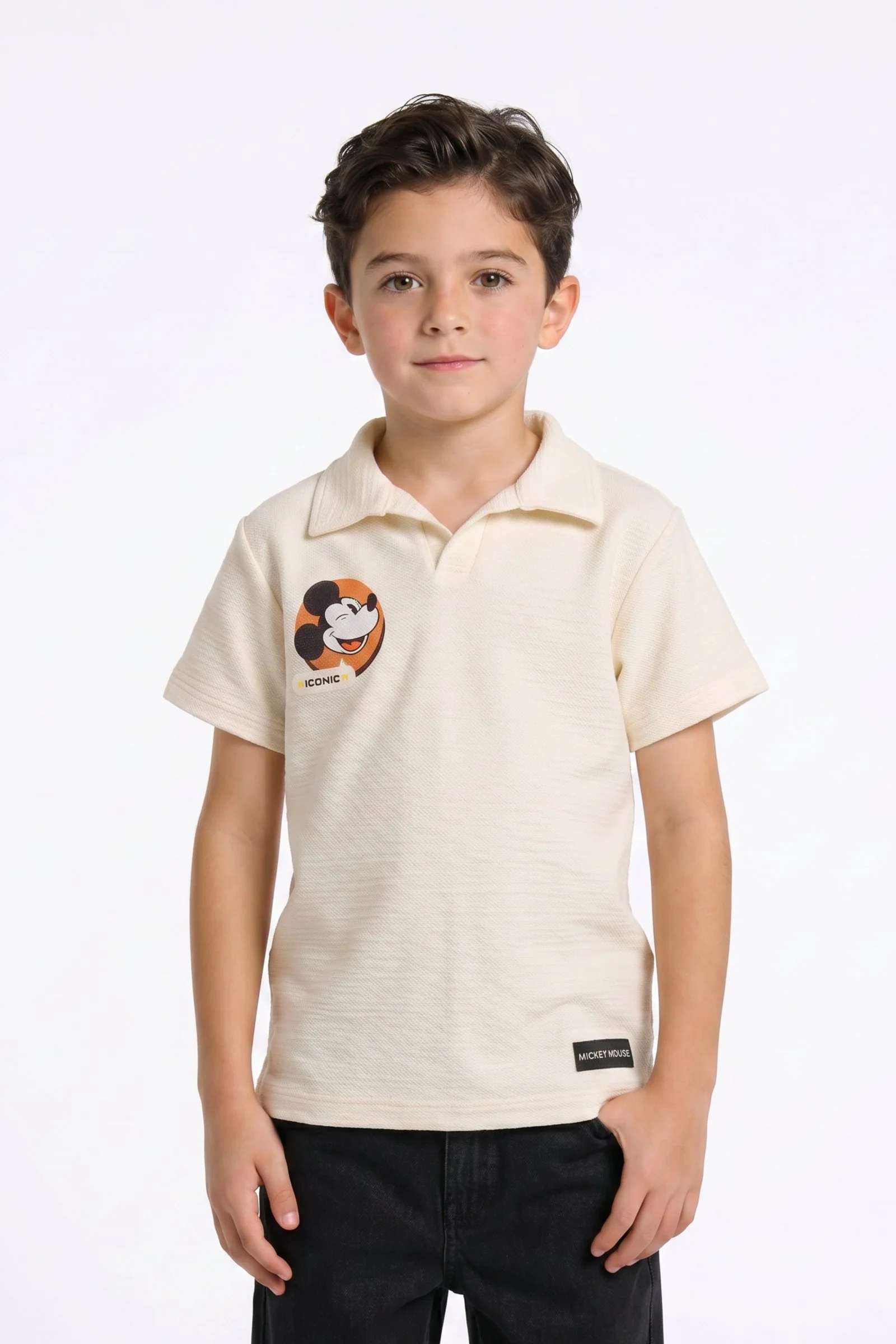Camiseta de niño mickey cuello camisero - Image 8