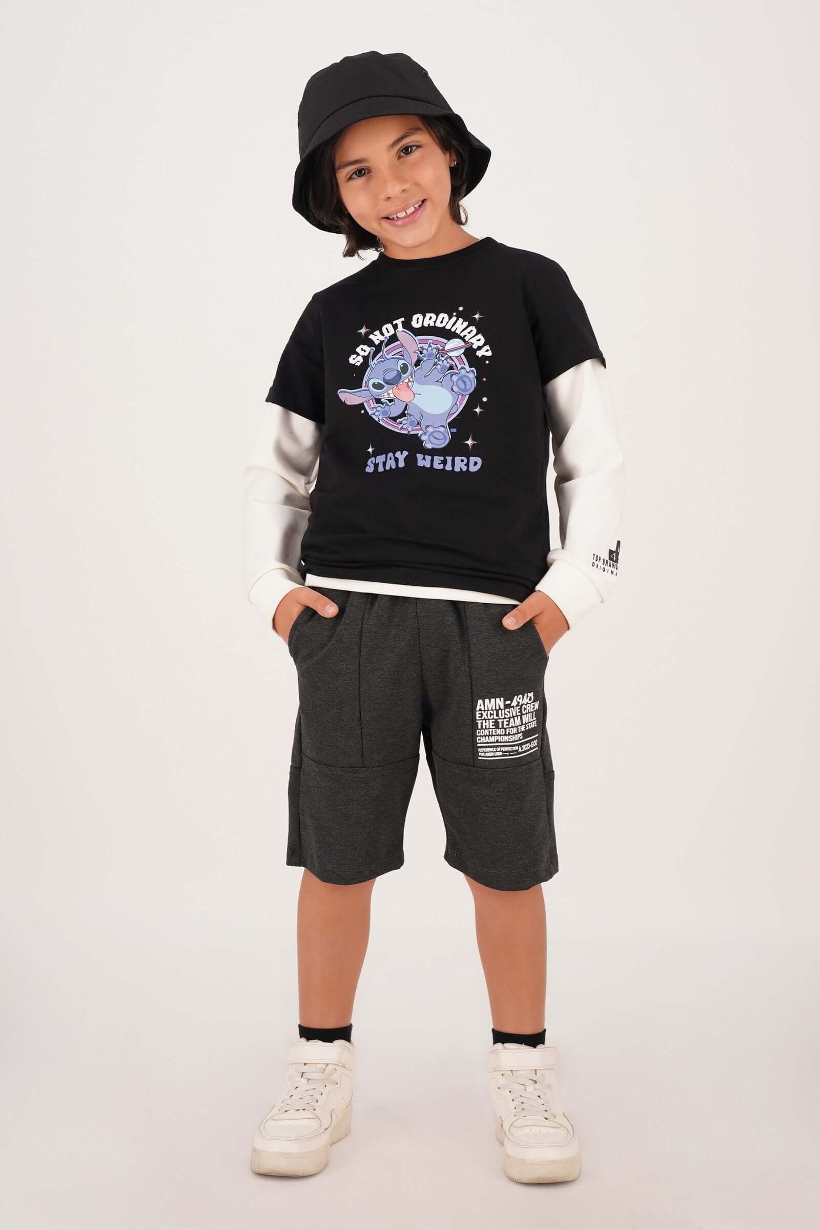 Camiseta de niño stitch cuello redondo - Image 7