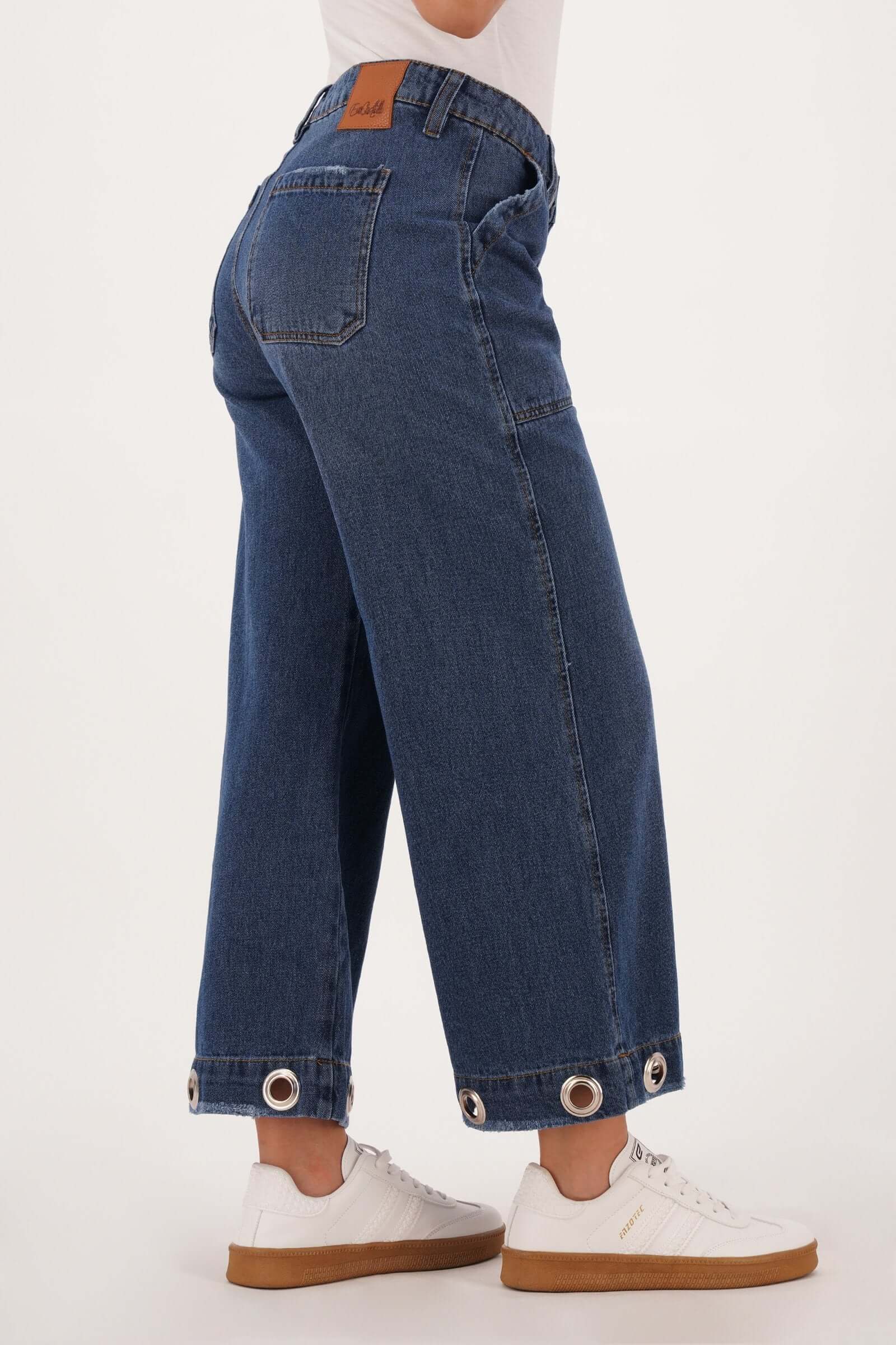 Jean de dama de moda amplia - Image 4