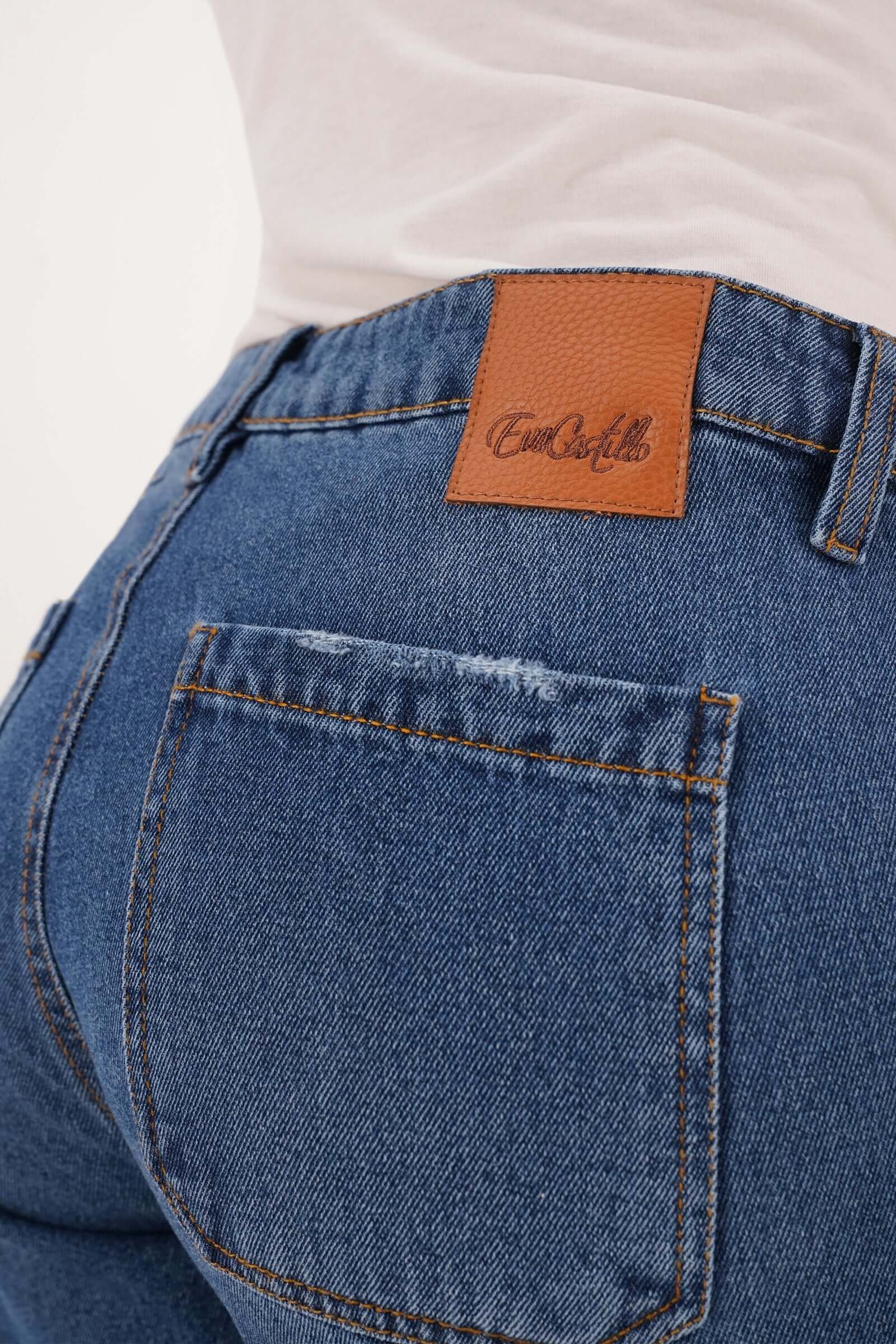Jean de dama de moda amplia - Image 5