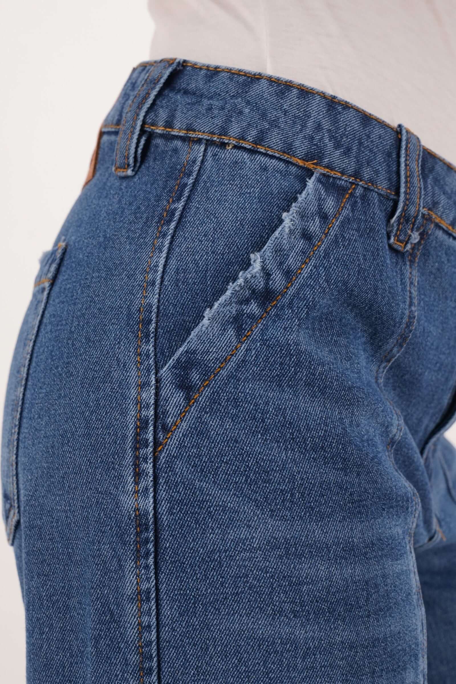 Jean de dama de moda amplia - Image 6
