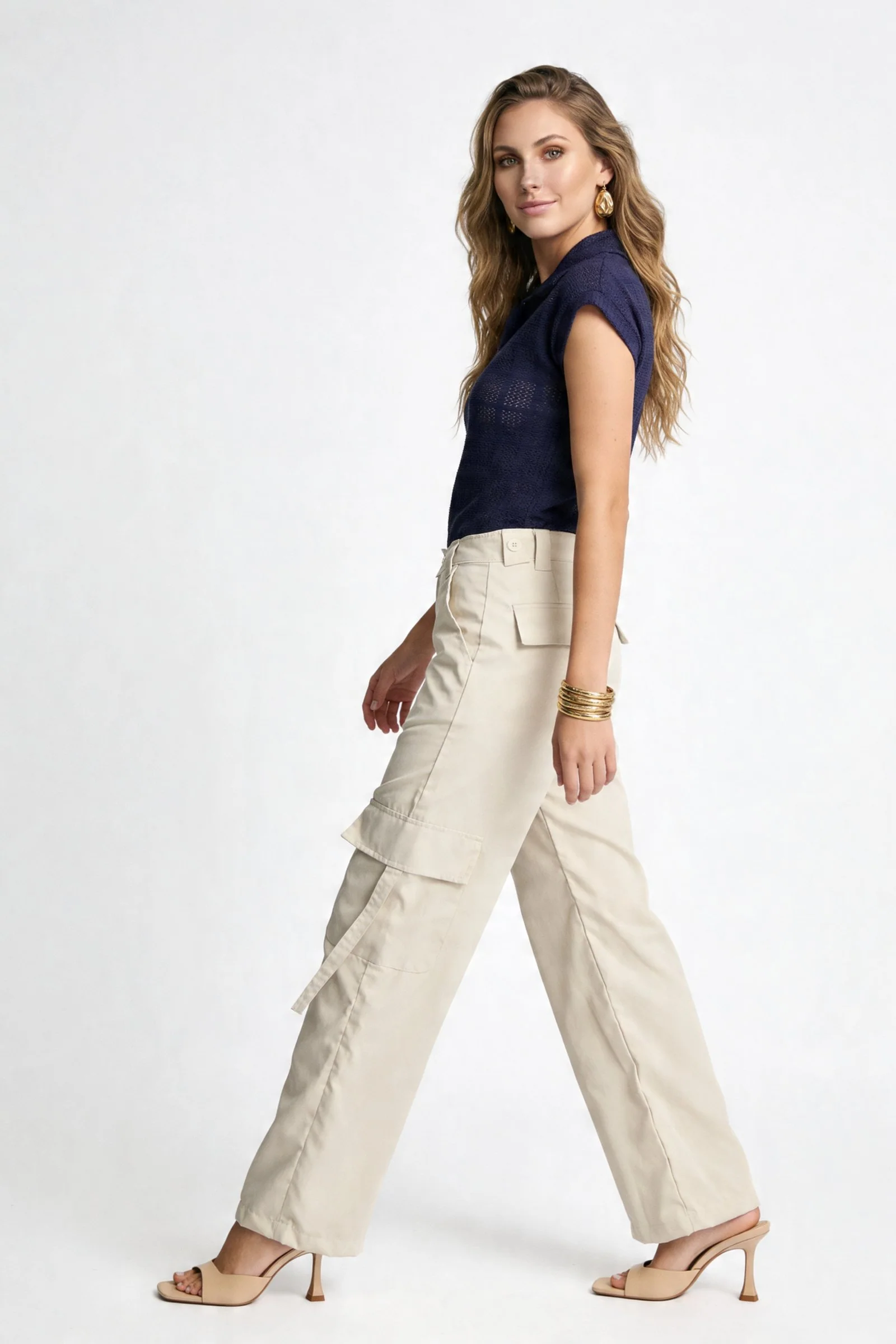 Pantalon de dama ancho