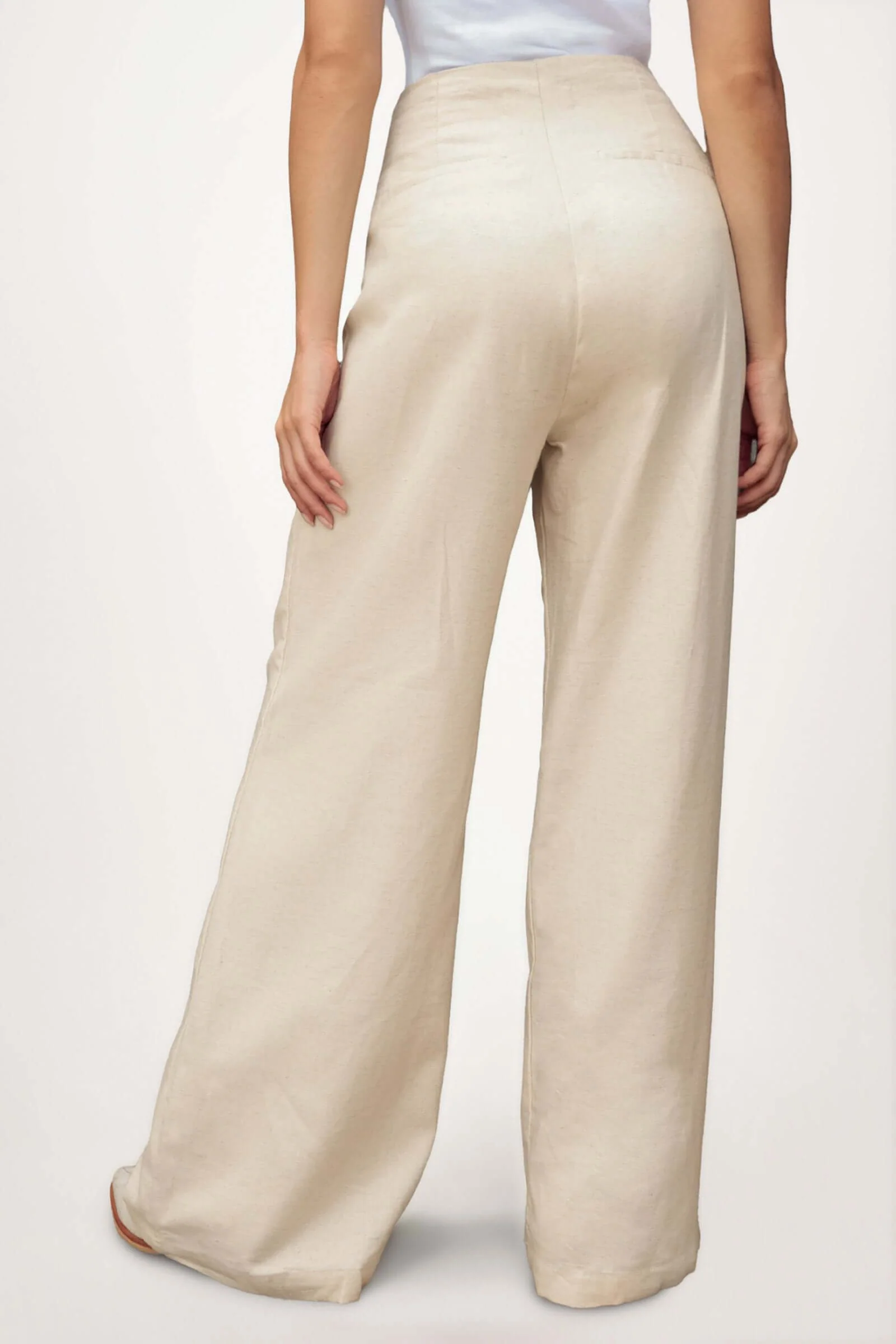 Pantalon de dama bota ancha amplia - Image 3