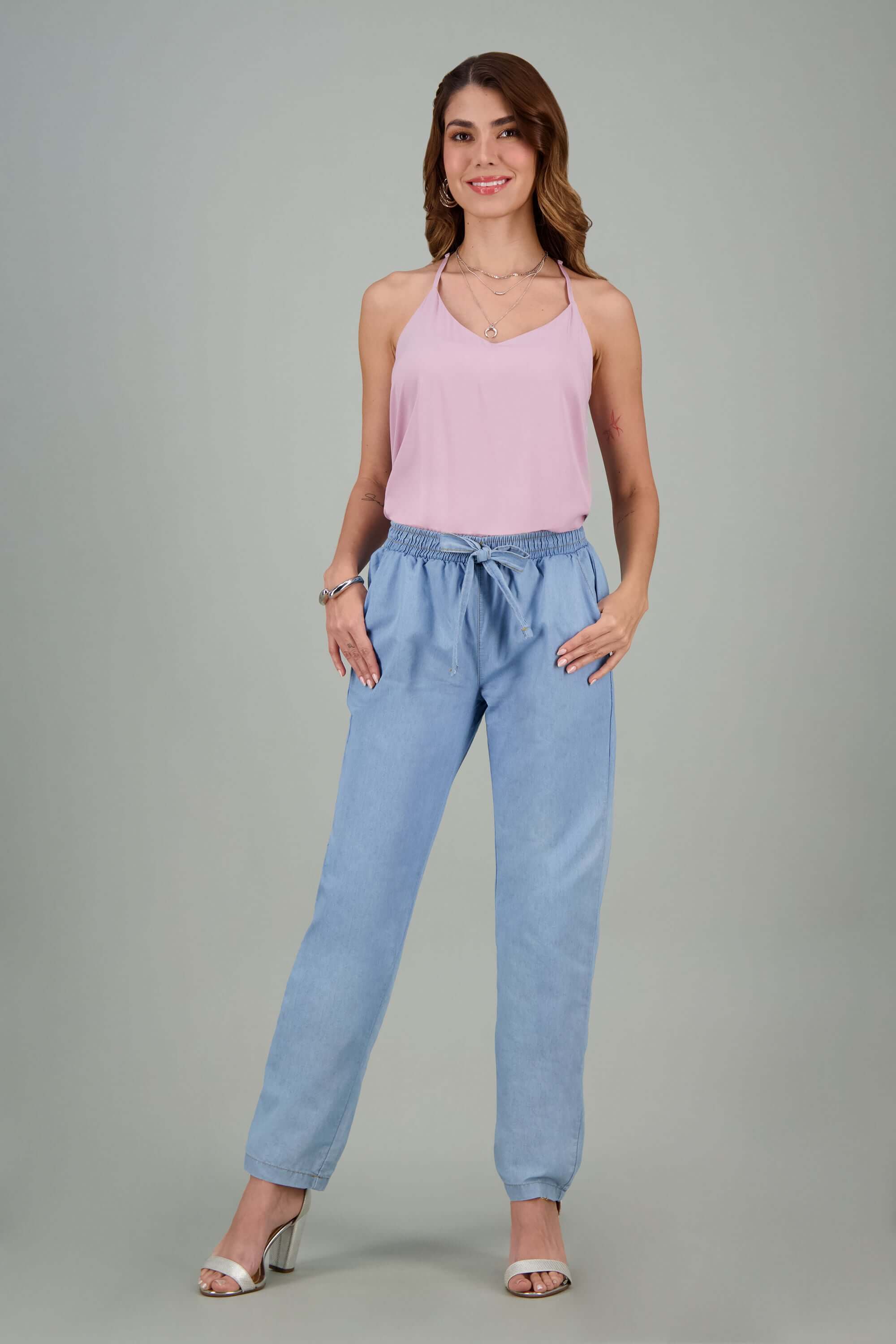Pantalon de dama clasica semi ajustada - Image 8