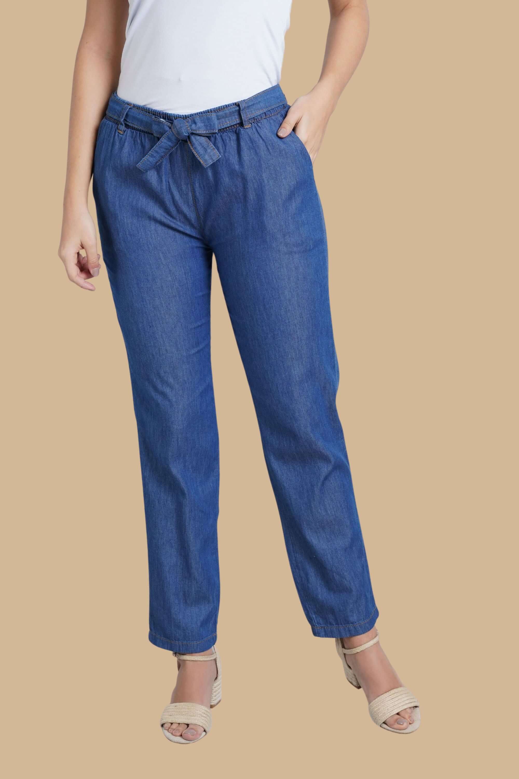 Pantalon de dama clasica semi ajustada - Image 9