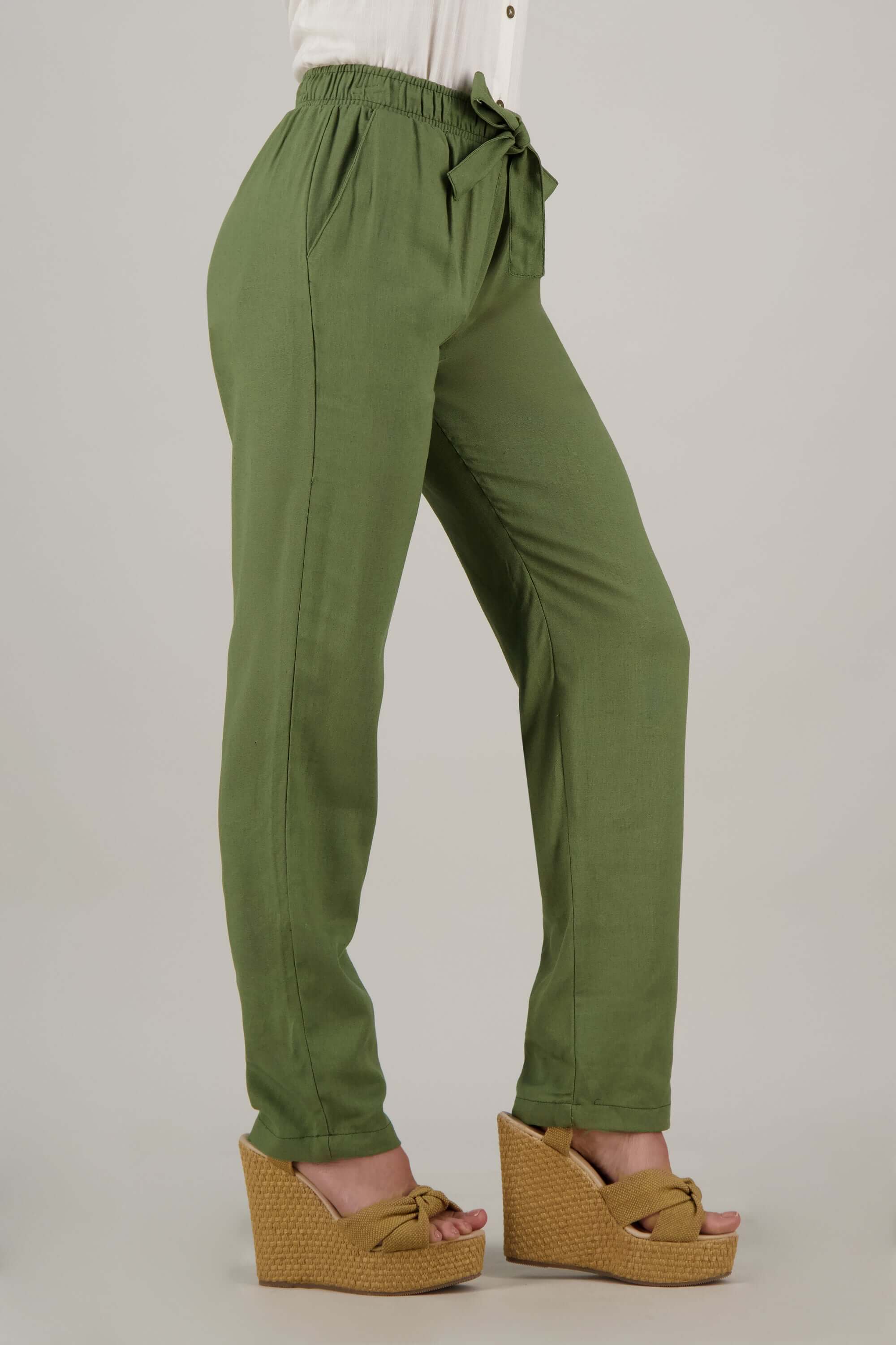 Pantalon de dama clasica semi ajustada - Image 3