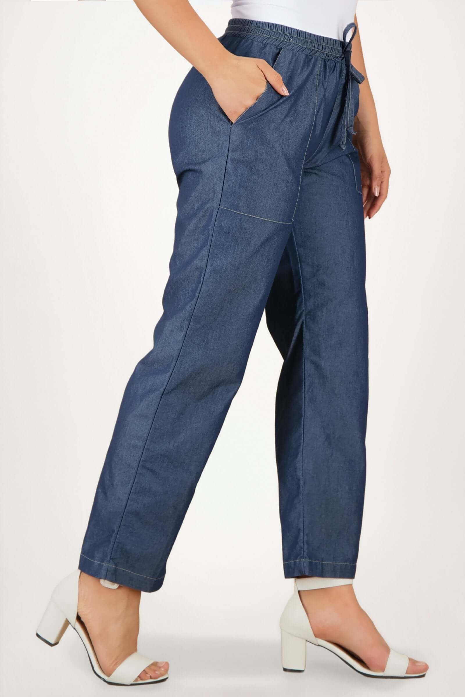 Pantalon de dama clásico silueta semi ajustada - Image 12