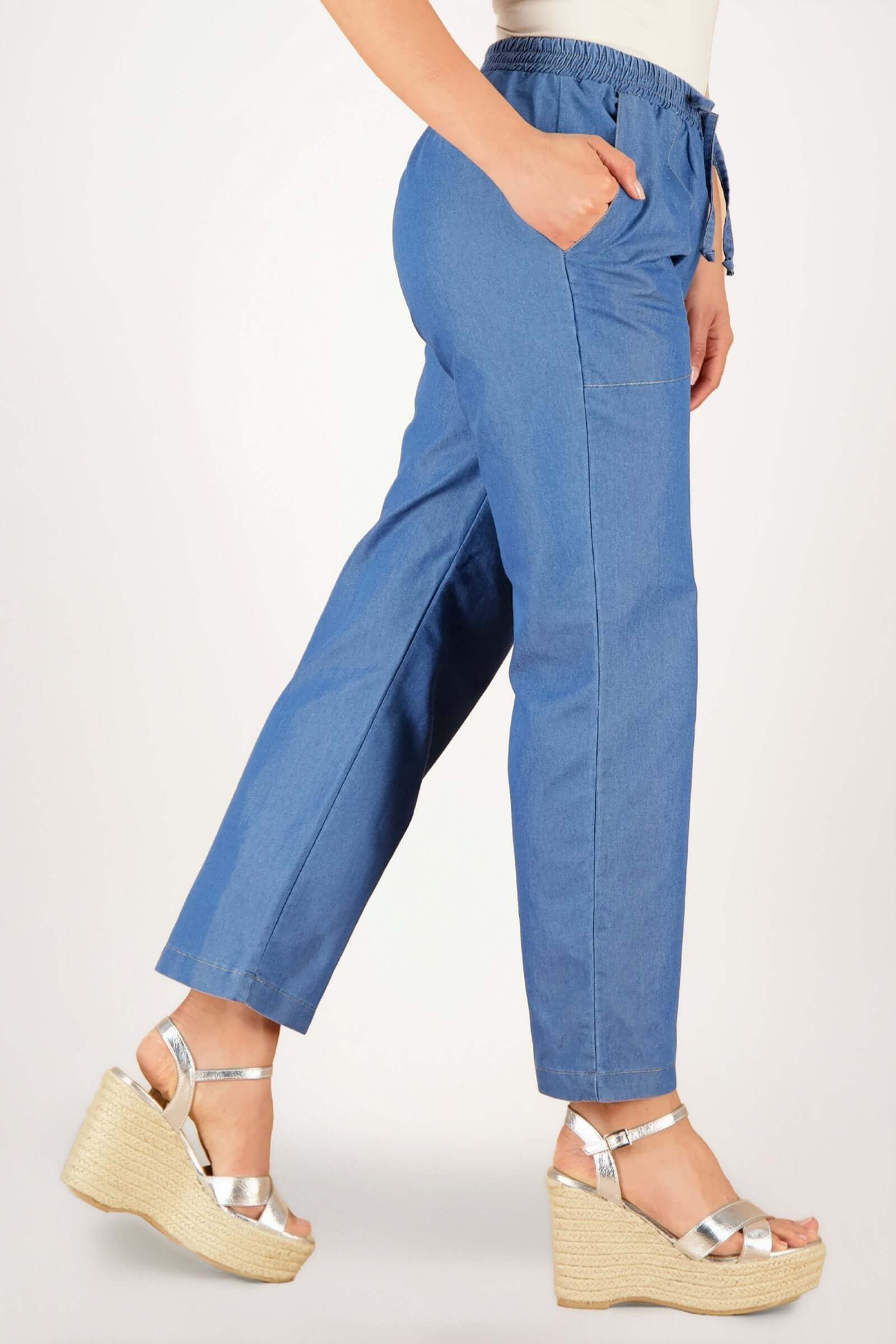 Pantalon de dama clásico silueta semi ajustada - Image 4
