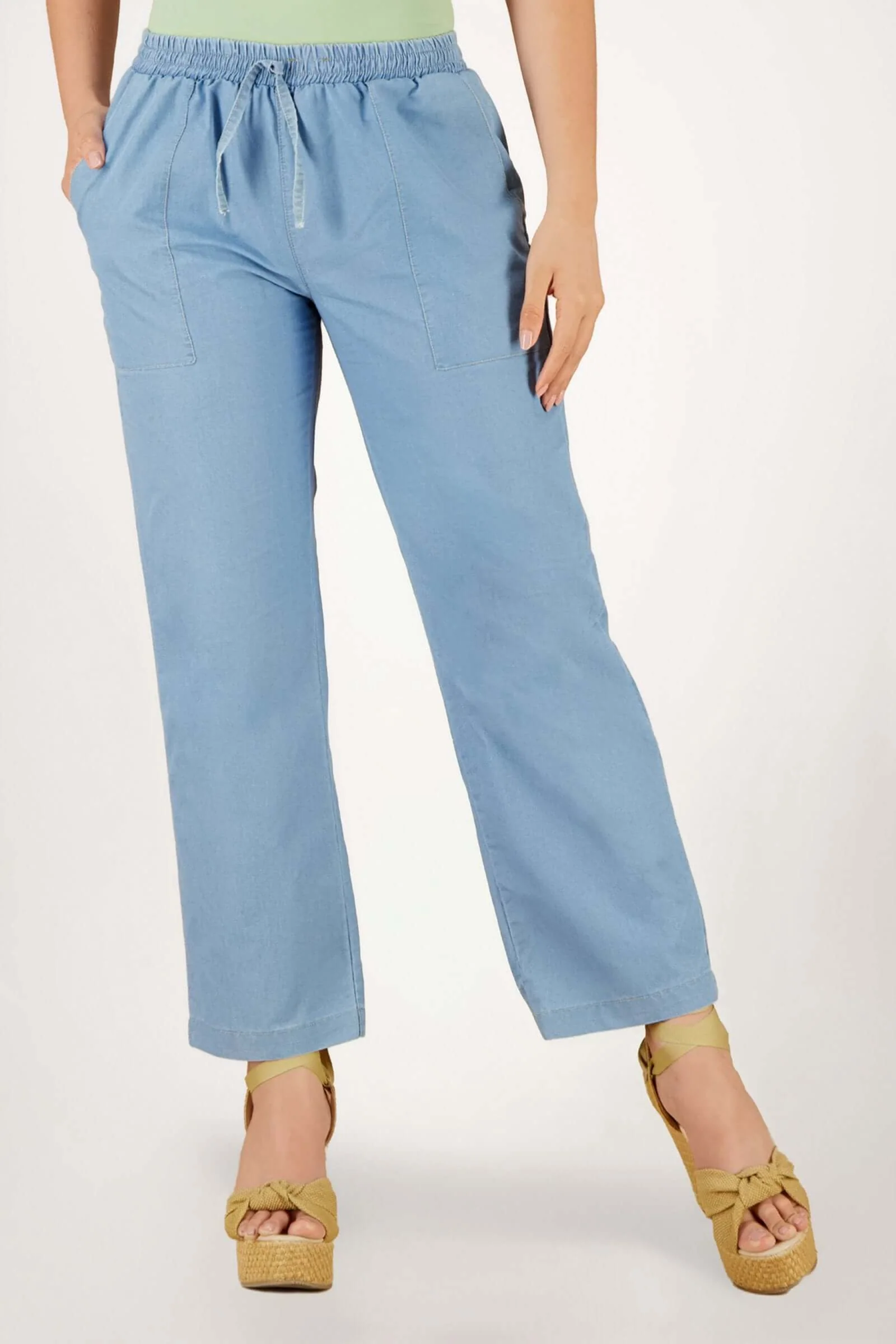 Pantalon de dama clásico silueta semi ajustada - Image 7