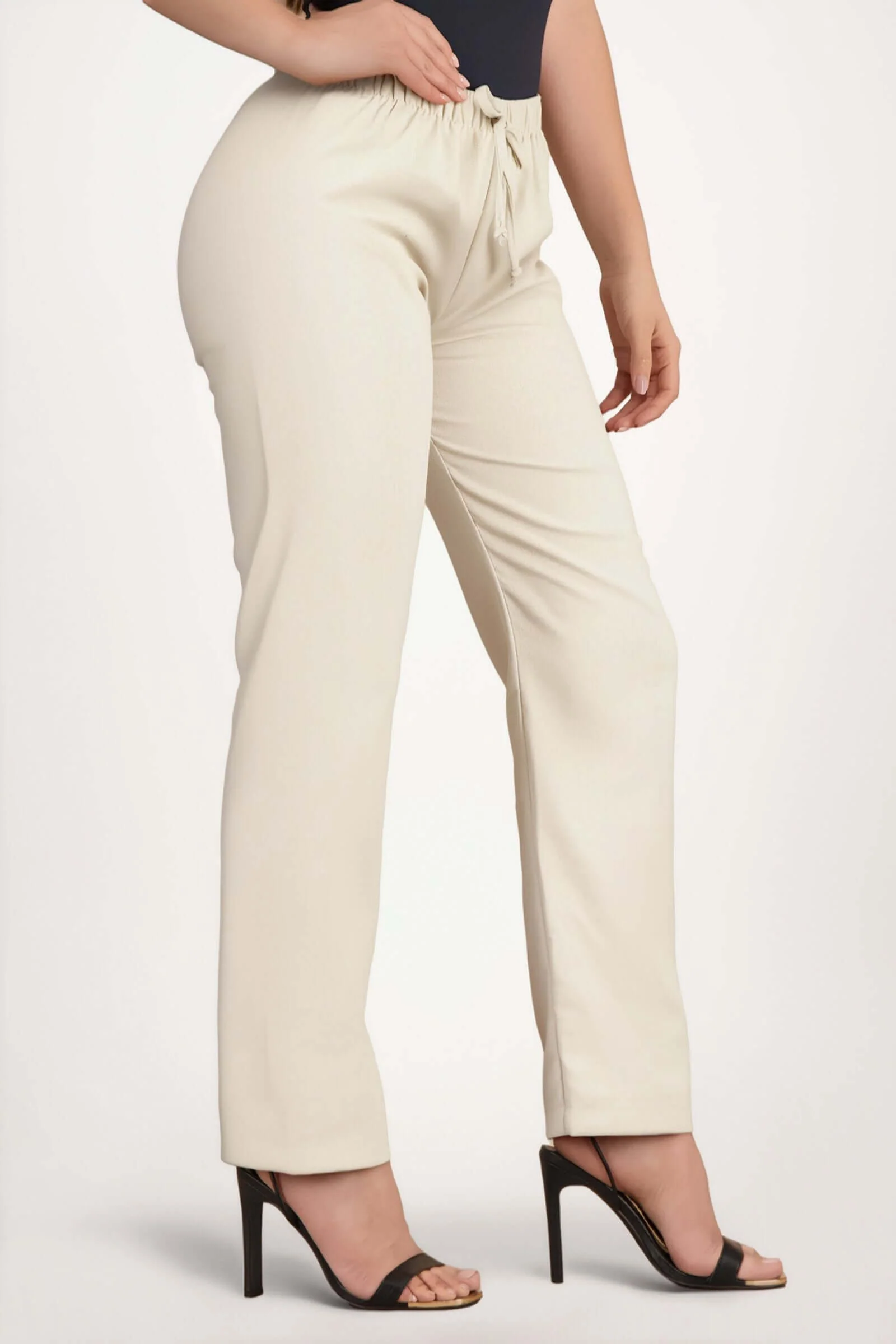 Pantalon de dama clásico silueta semi ajustada - Image 4
